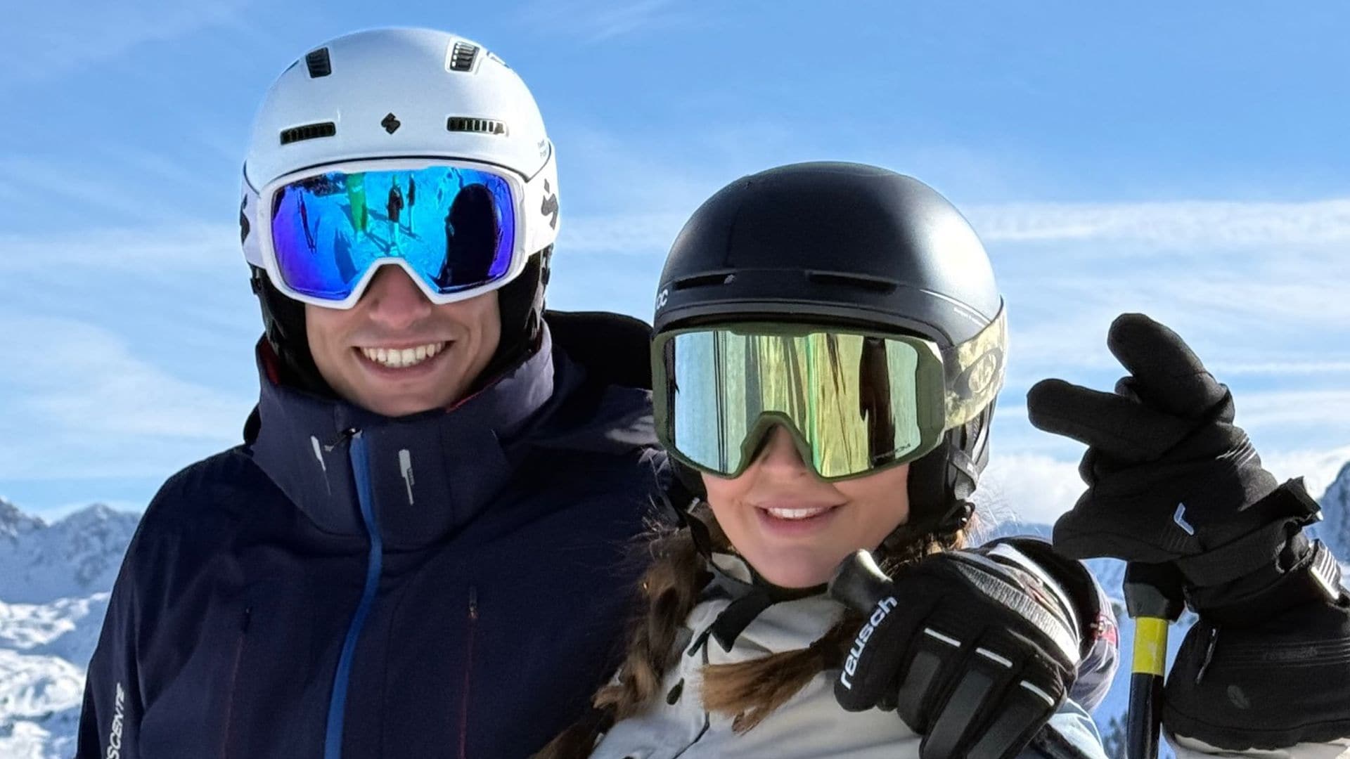 Laura Escanes y Joan Verdú tienen la forma más romántica de esquiar juntos: “Como una princesa siempre”