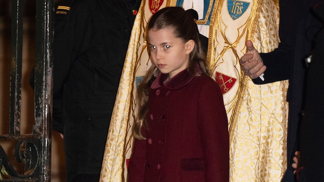Princesa Charlotte en el concierto de su madre en diciembre de 2024
