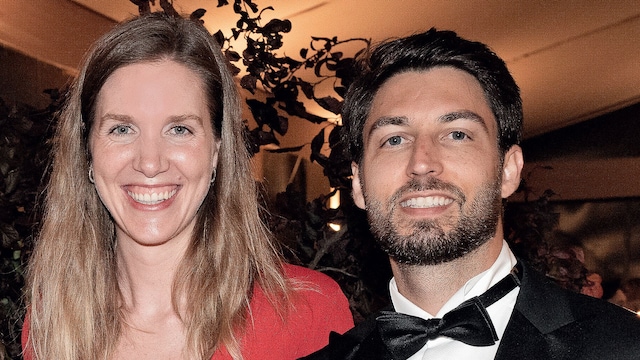 La princesa Leopoldina de Liechtenstein y su prometido, Bruno Walter Pedrosa João. 