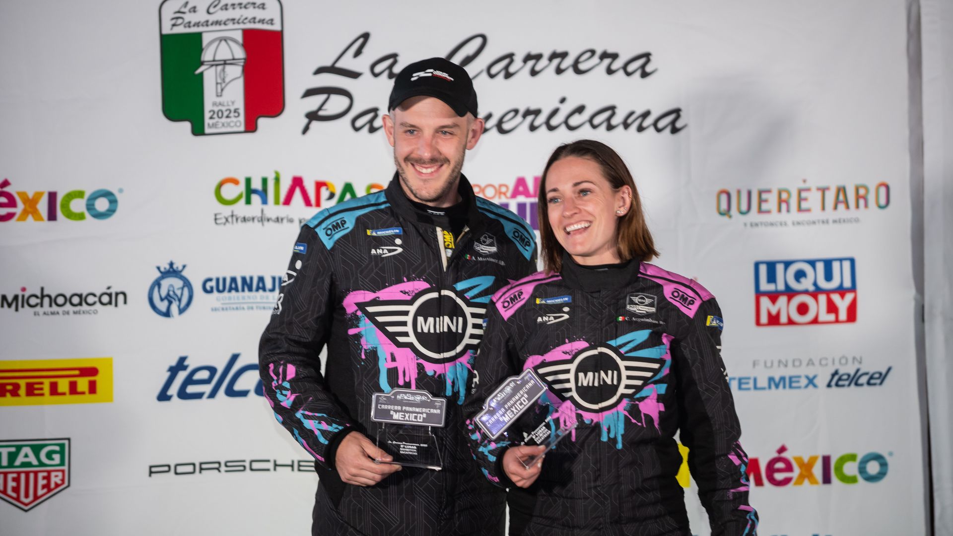 La carrera lleva a ambos pilotos por Chiapas, Zacatecas, CDMX, Puebla, Querétaro, Guanajuato y San Luis Potosí.