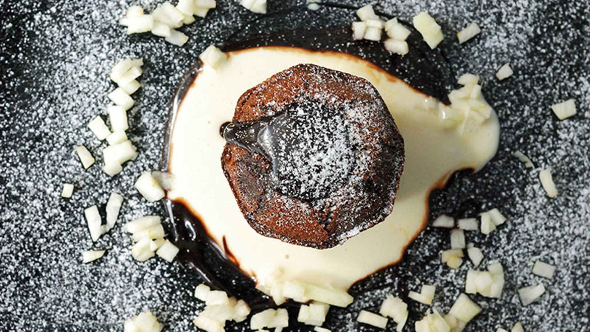 'Coulant' de dos chocolates
