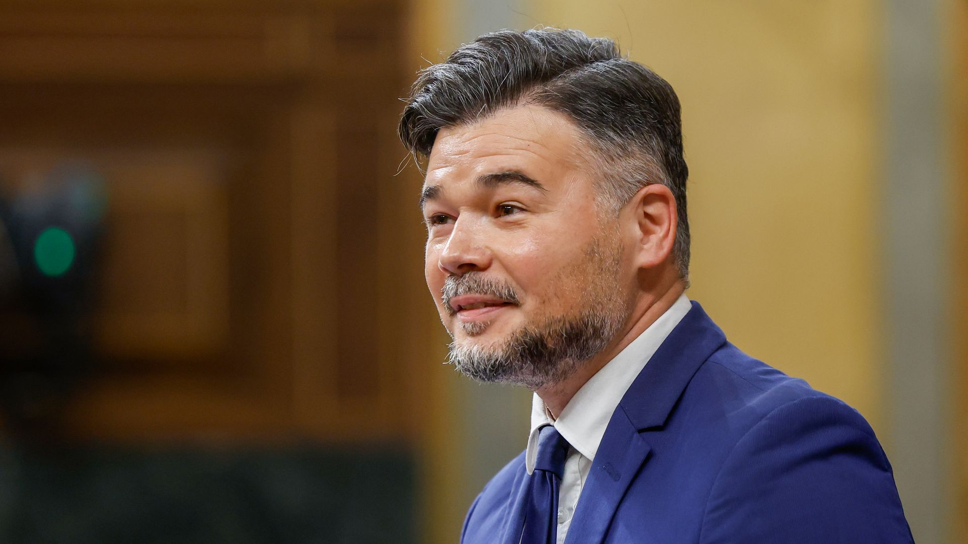 Gabriel Rufián en el Congreso de los Diputados el pasado 2 de octubre