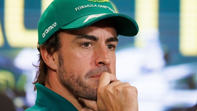 Fernando Alonso en el Grand Prix de Australia en 2023.