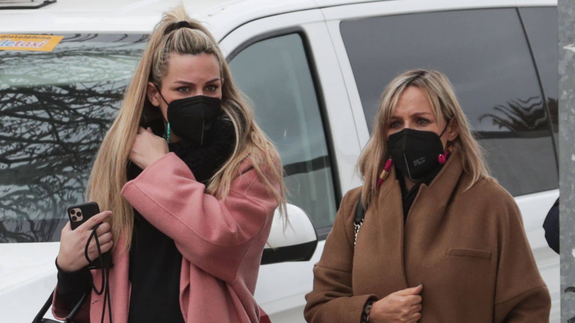 Edurne acude a una revisión médica en la recta final de su embarazo