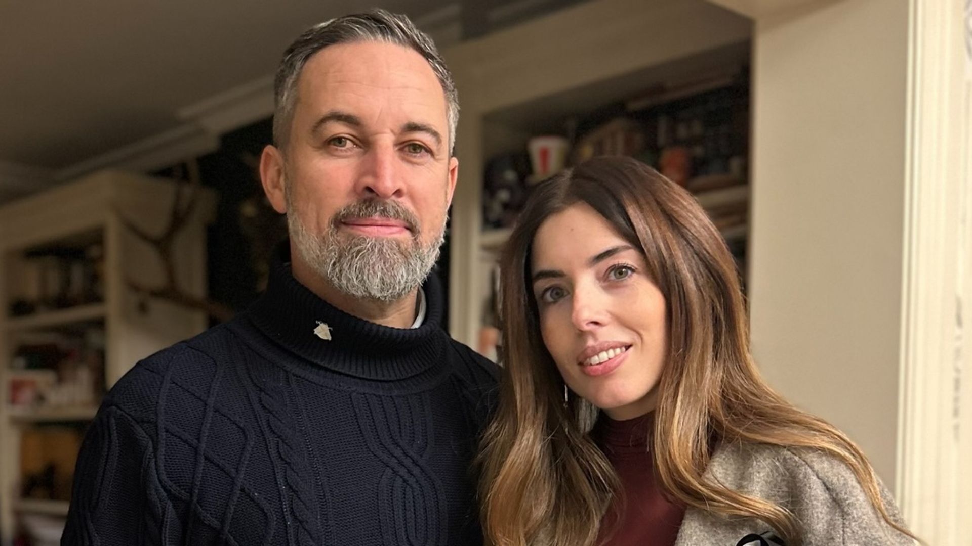 Lidia Bedman y Santiago Abascal