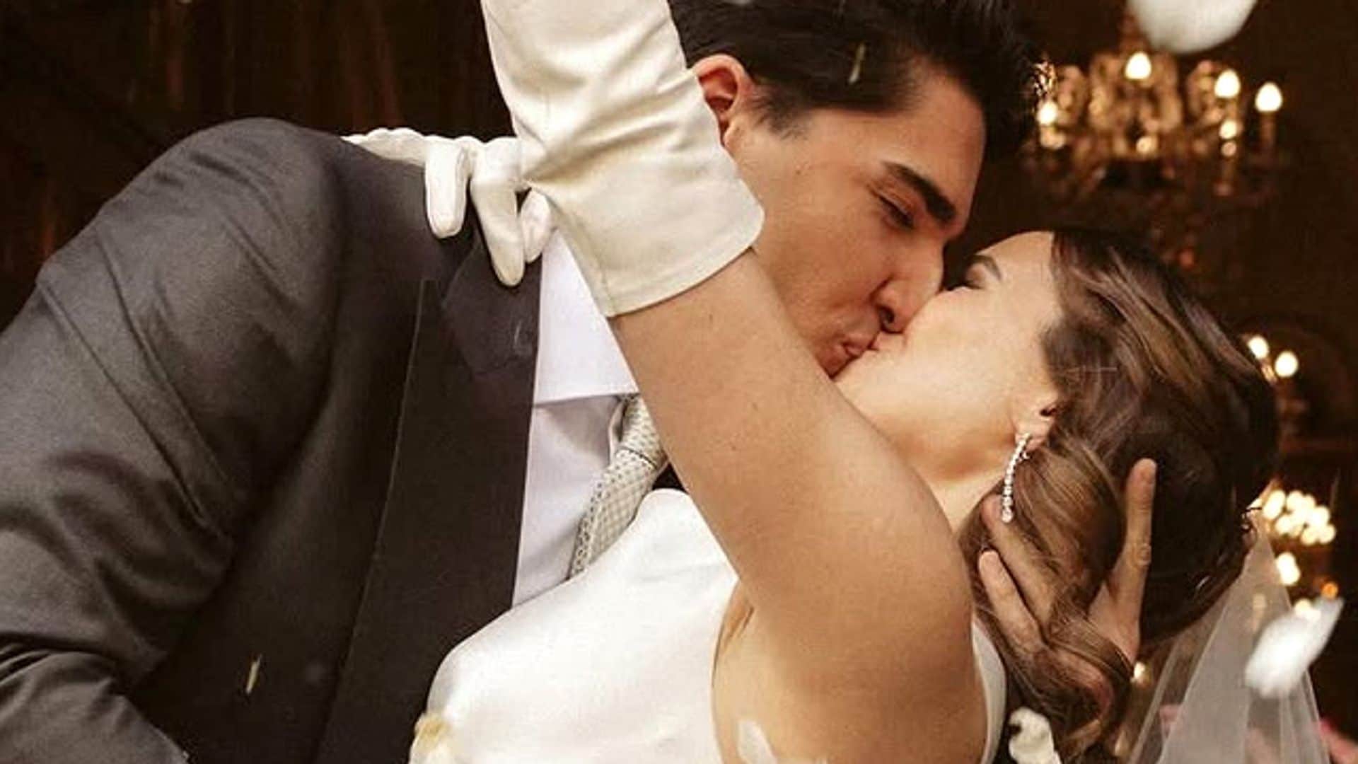 Javier García-Obregón y Eugenia Gil celebran su primer aniversario con fotos inéditas de su boda y una romántica carta 