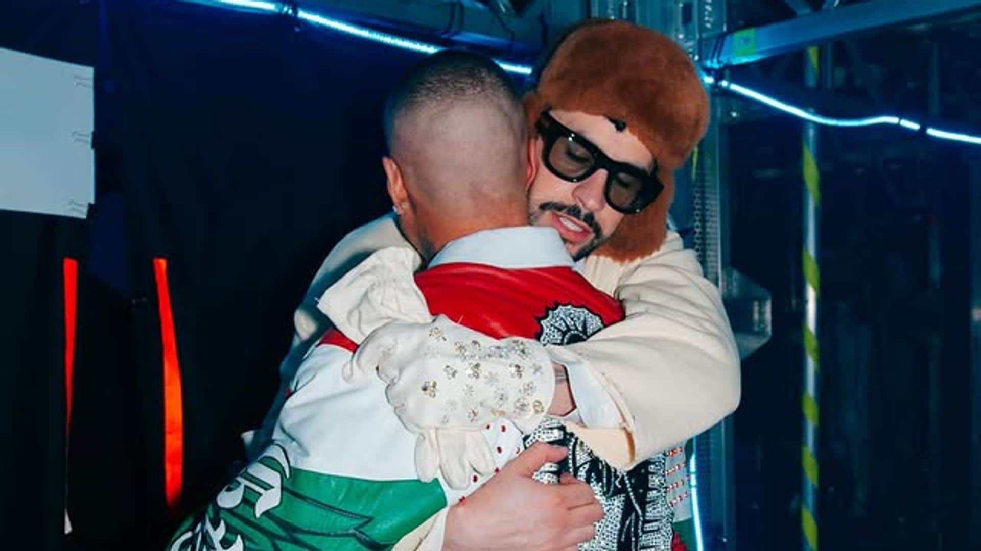 J Balvin y Bad Bunny se reconcilian en México