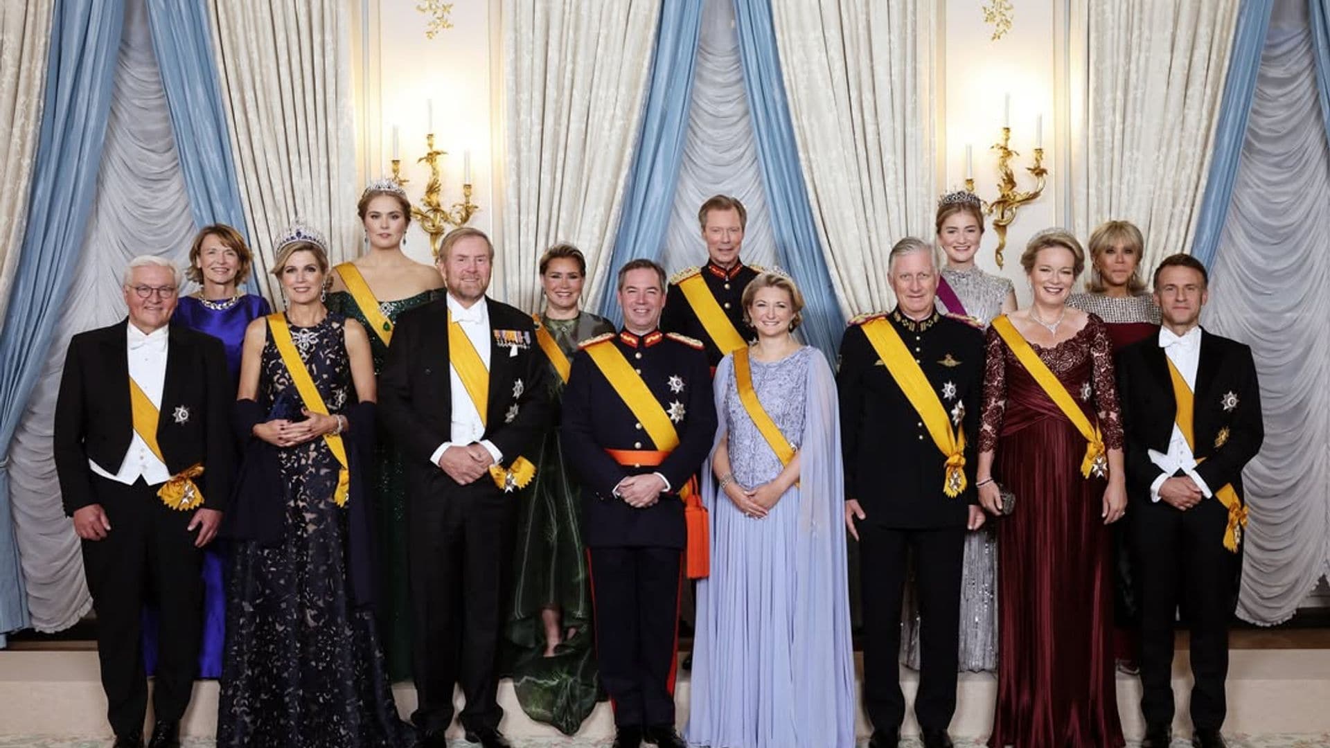 La cena de gala tras la abdicación en Luxemburgo