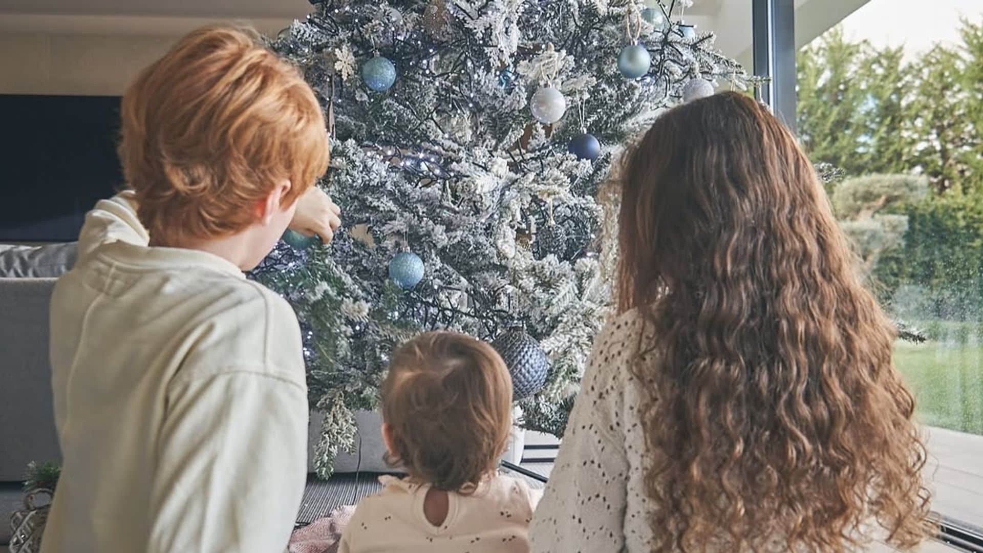 Los tres hijos de Helen Lindes y Rudy Fernández