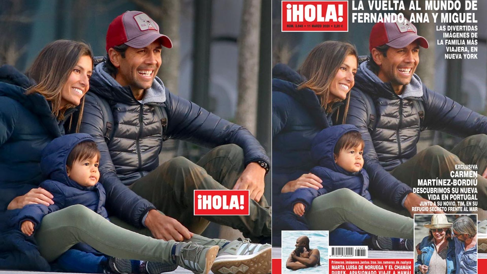 En ¡HOLA!, la vuelta al mundo de Fernando, Ana y Miguel