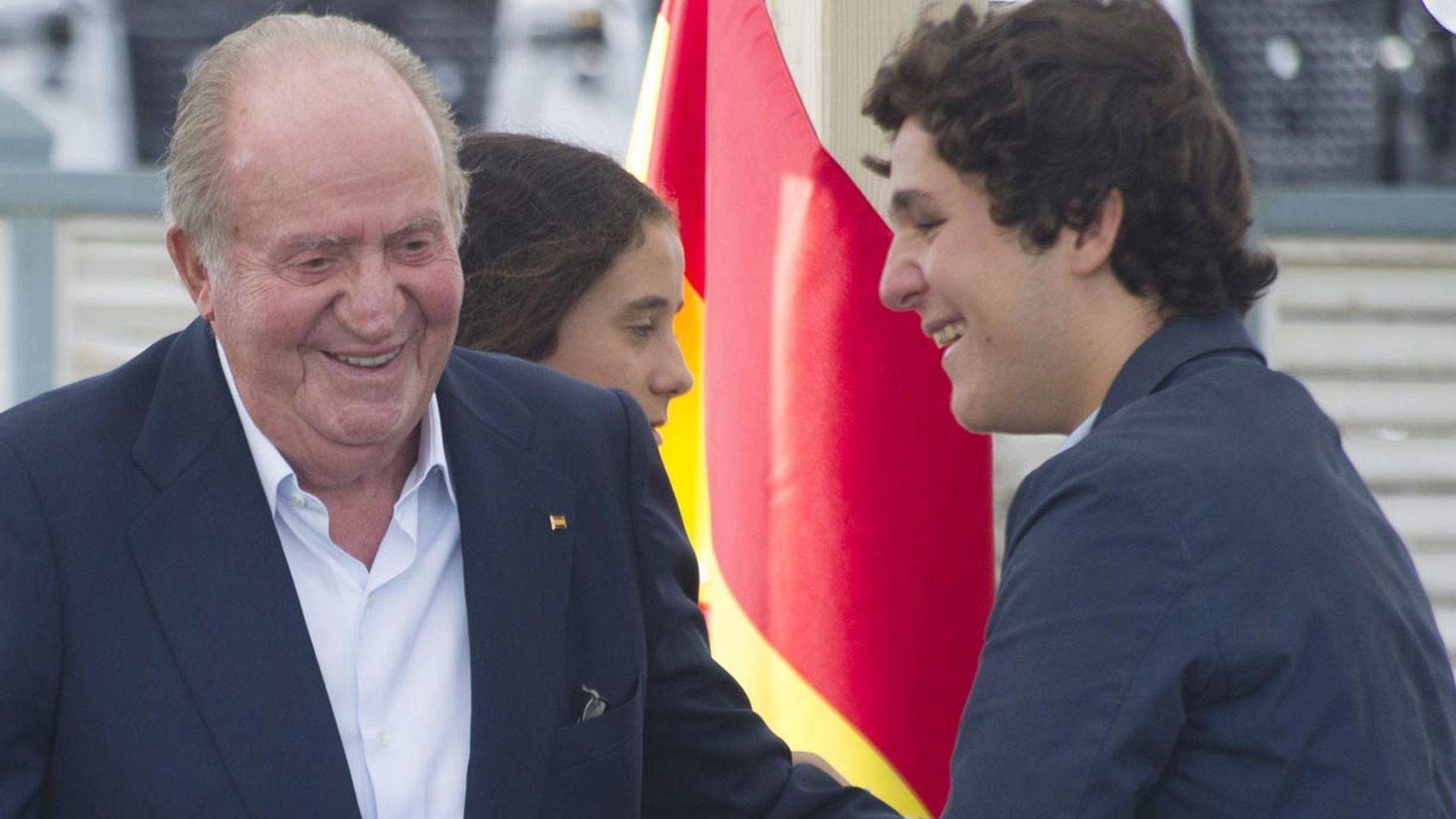 Felipe de Marichalar ha regresado a Madrid después de visitar a su abuelo, el rey Juan Carlos, en Abu Dabi