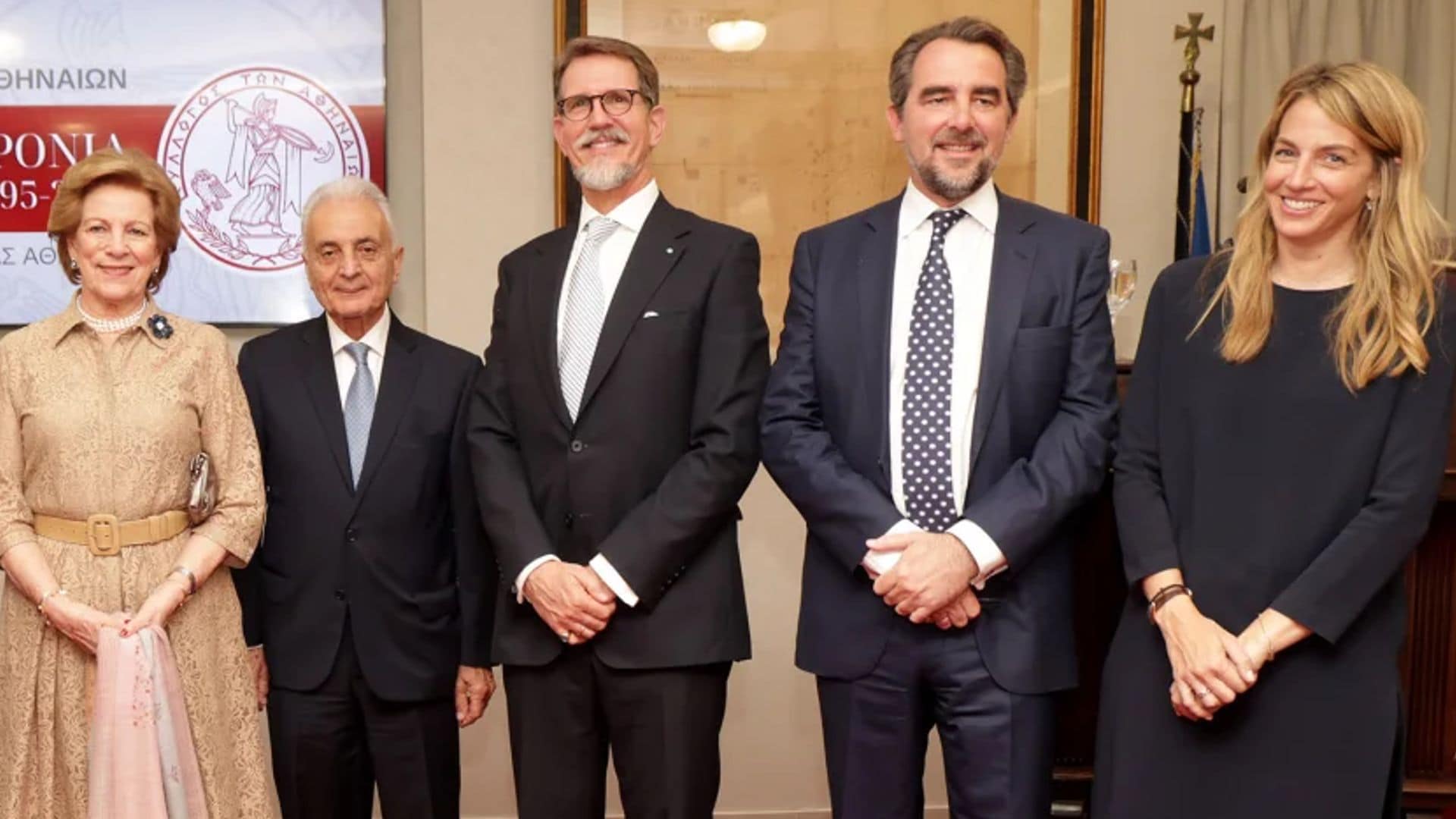 El debut de la mujer de Nicolás de Grecia en un acto oficial junto a la reina Ana Maria  