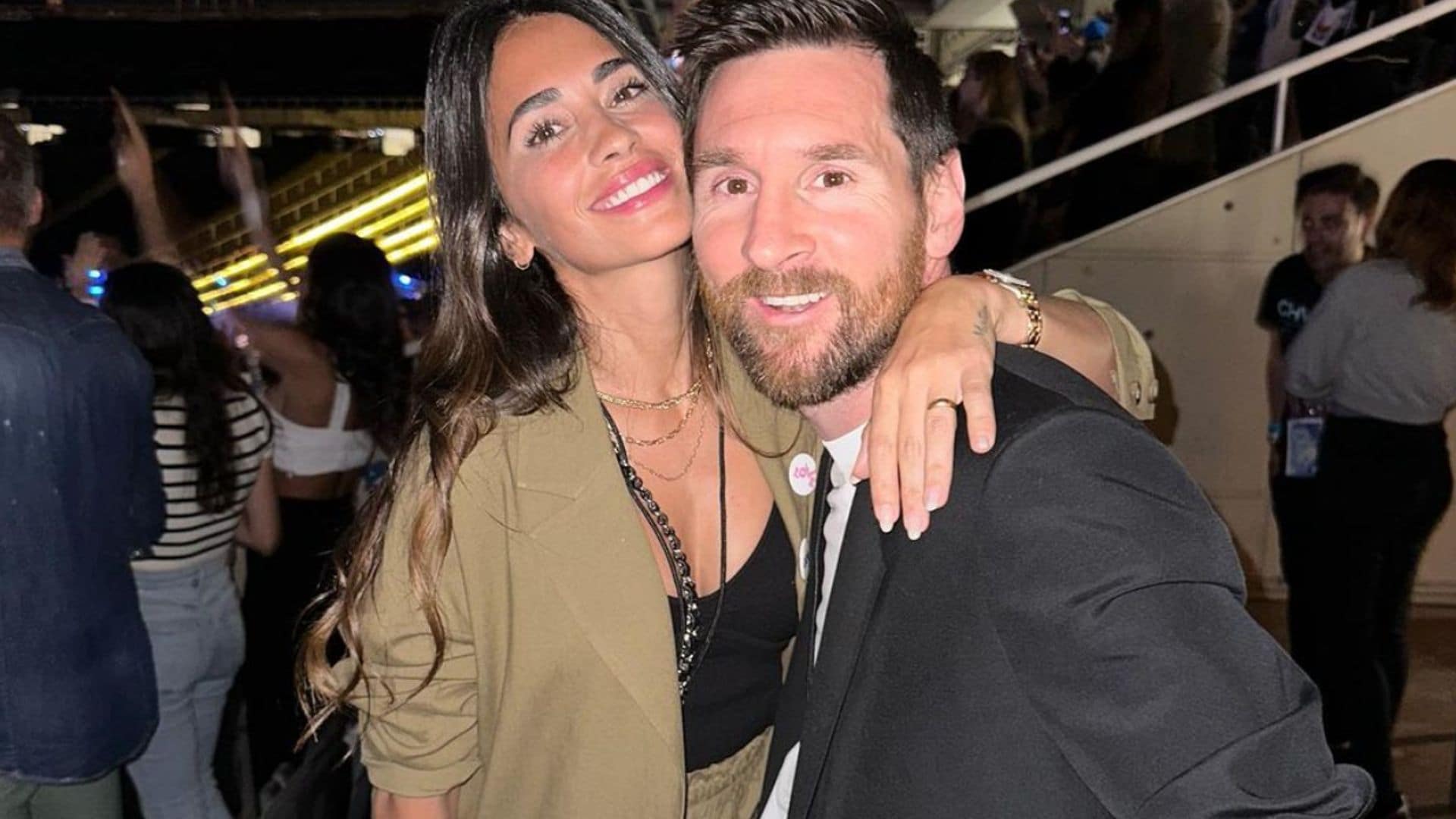 La reacción de Messi que ya es viral en el concierto de Coldplay ante el clásico 'Viva la vida'