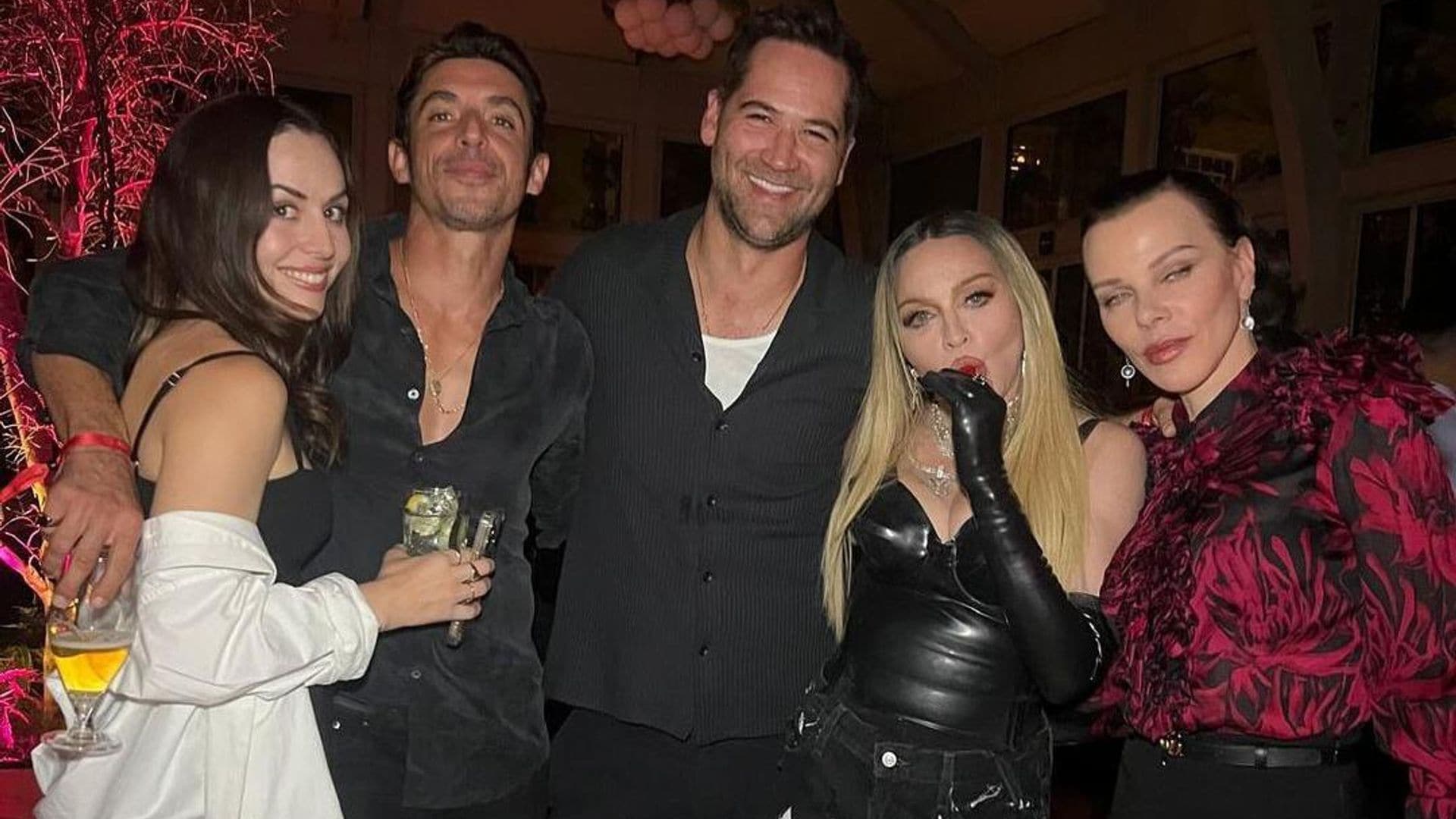 Zuria Vega y Alberto Guerra se van de fiesta con Madonna en México