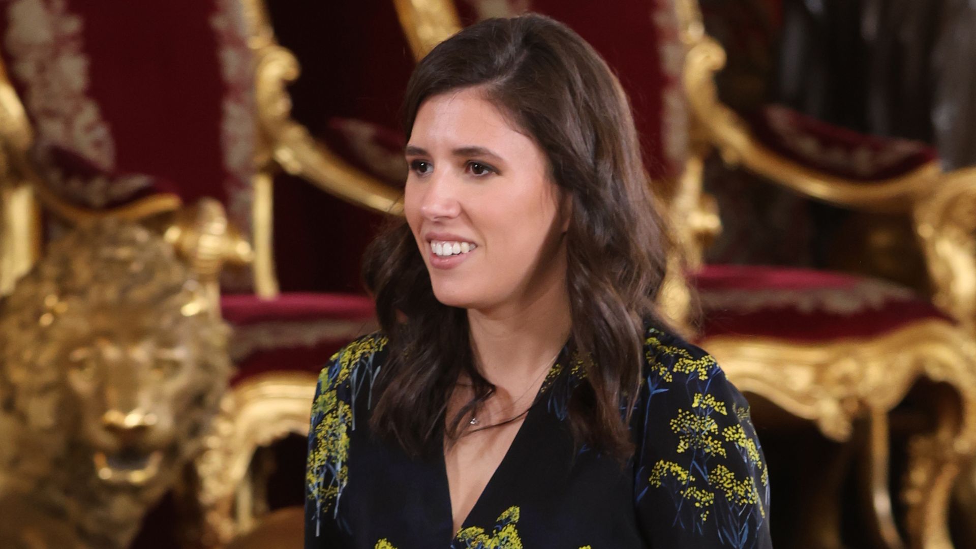 Teresa Urquijo en Palacio para la recepción por el Día de la Hispanidad 2026