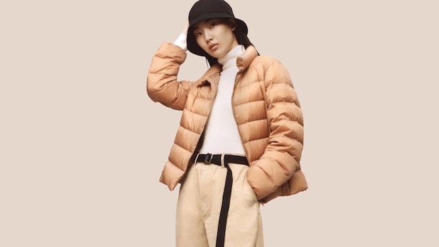 uniqlo plumas modelo