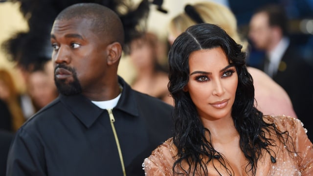  Kim Kardashian  y Kanye West 