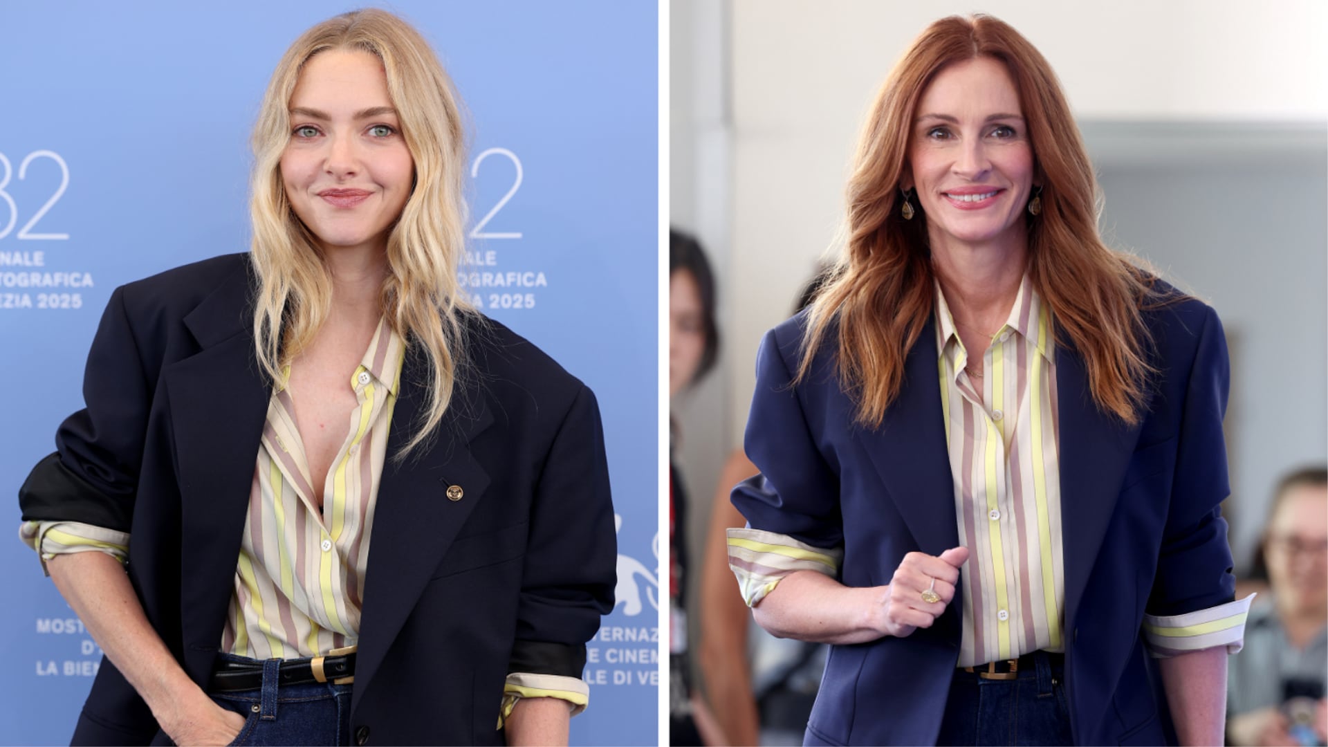 Amanda Seyfried y Julia Roberts 