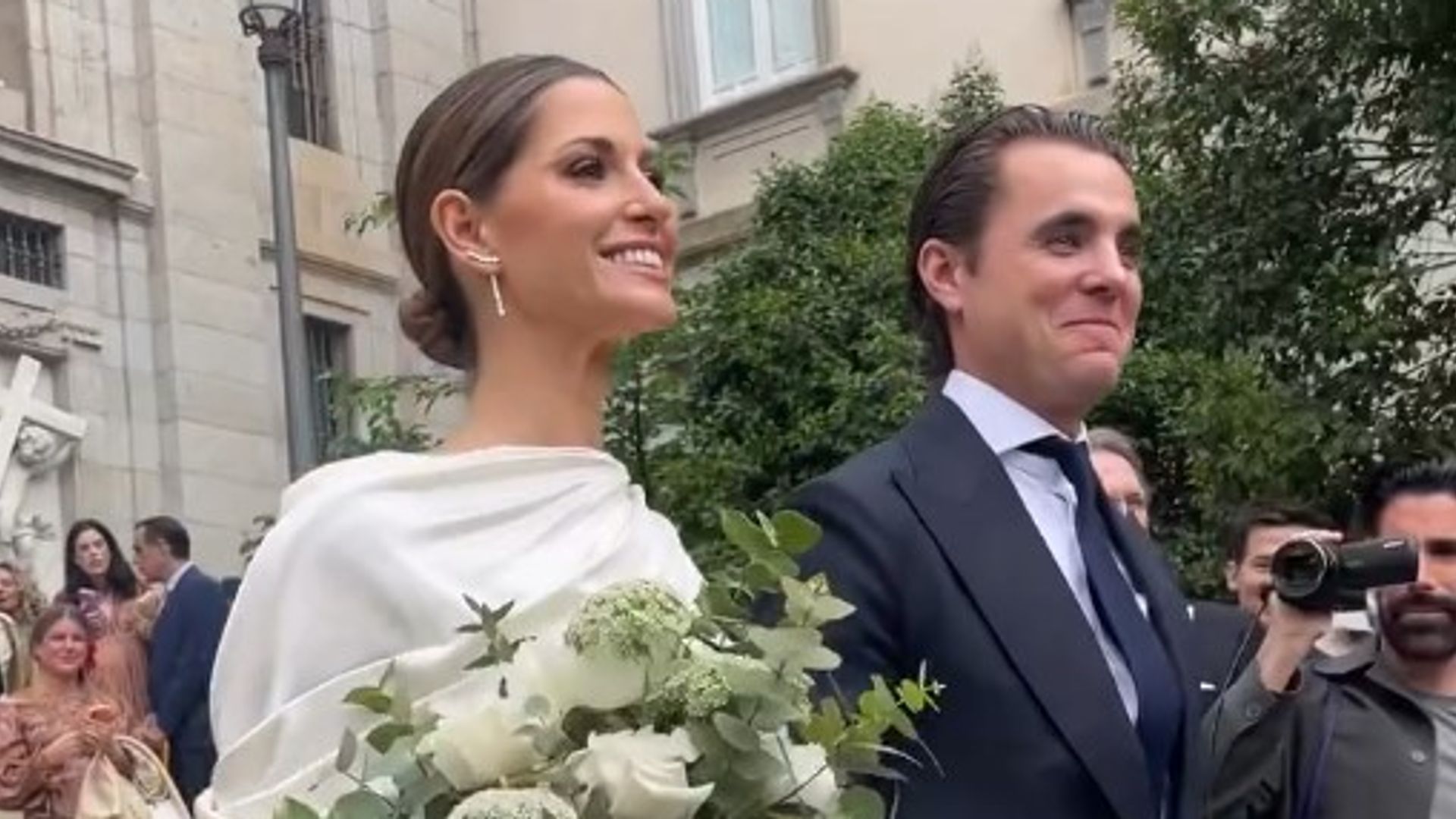 PRIMICIA. Todos los detalles de la boda de Guillermo, hermano de Javier Ungría, y Rocío Jiménez, en la iglesia de Santa Bárbara de Madrid