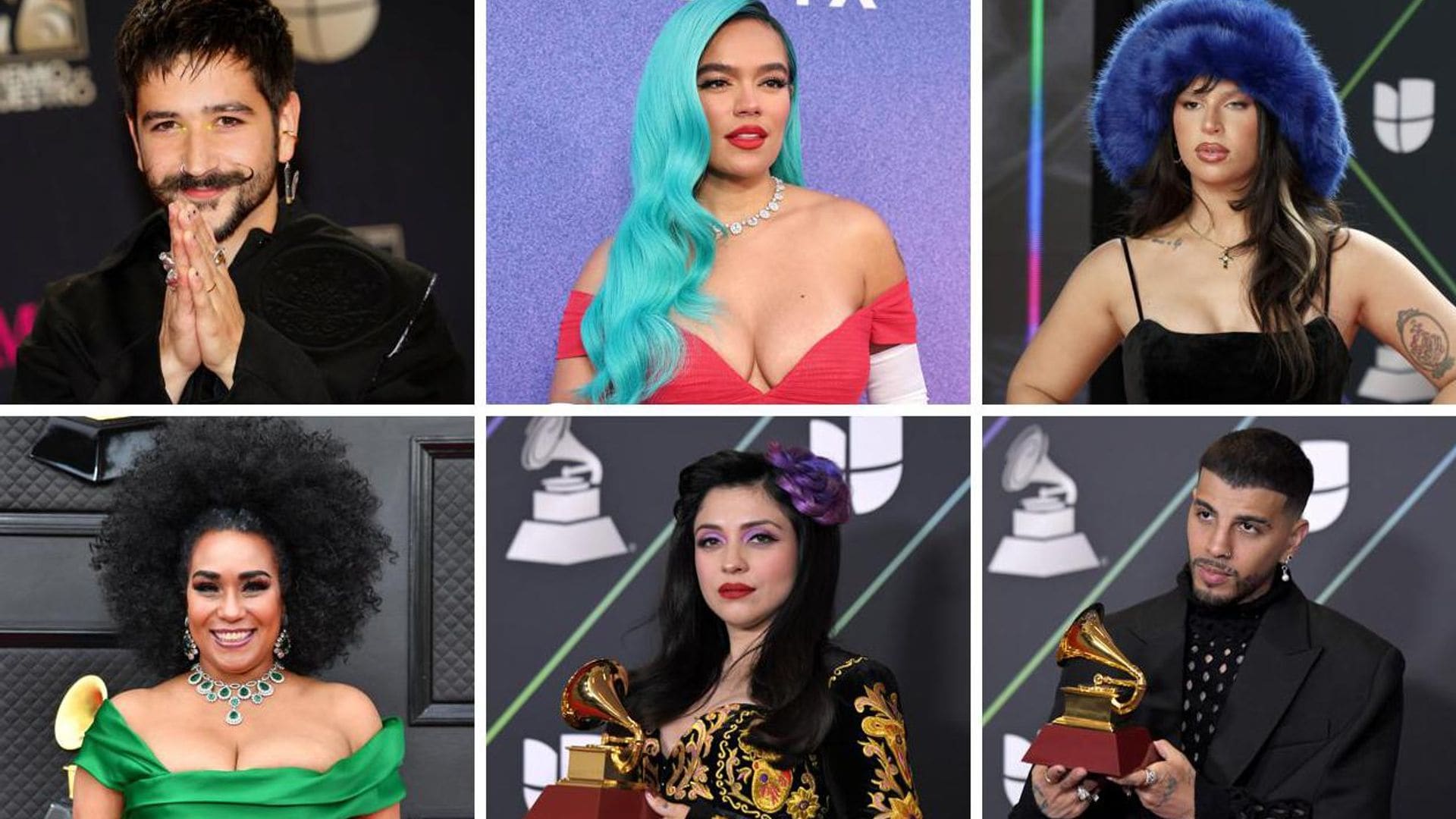 Todos los latinos nominados y ganadores en los Grammy 2022