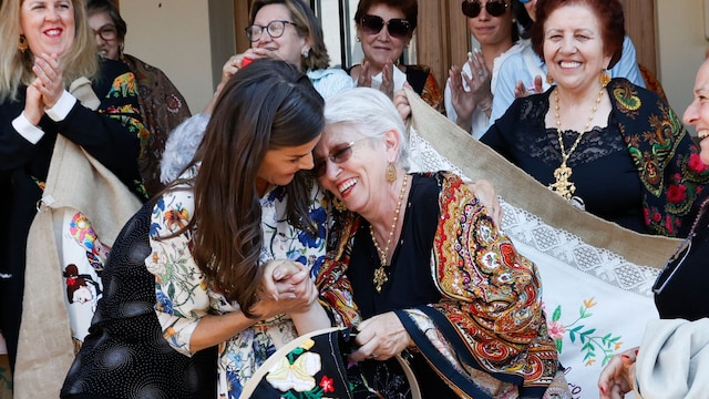 La reina Letizia en su visita a Guadalupe (Cáceres) 