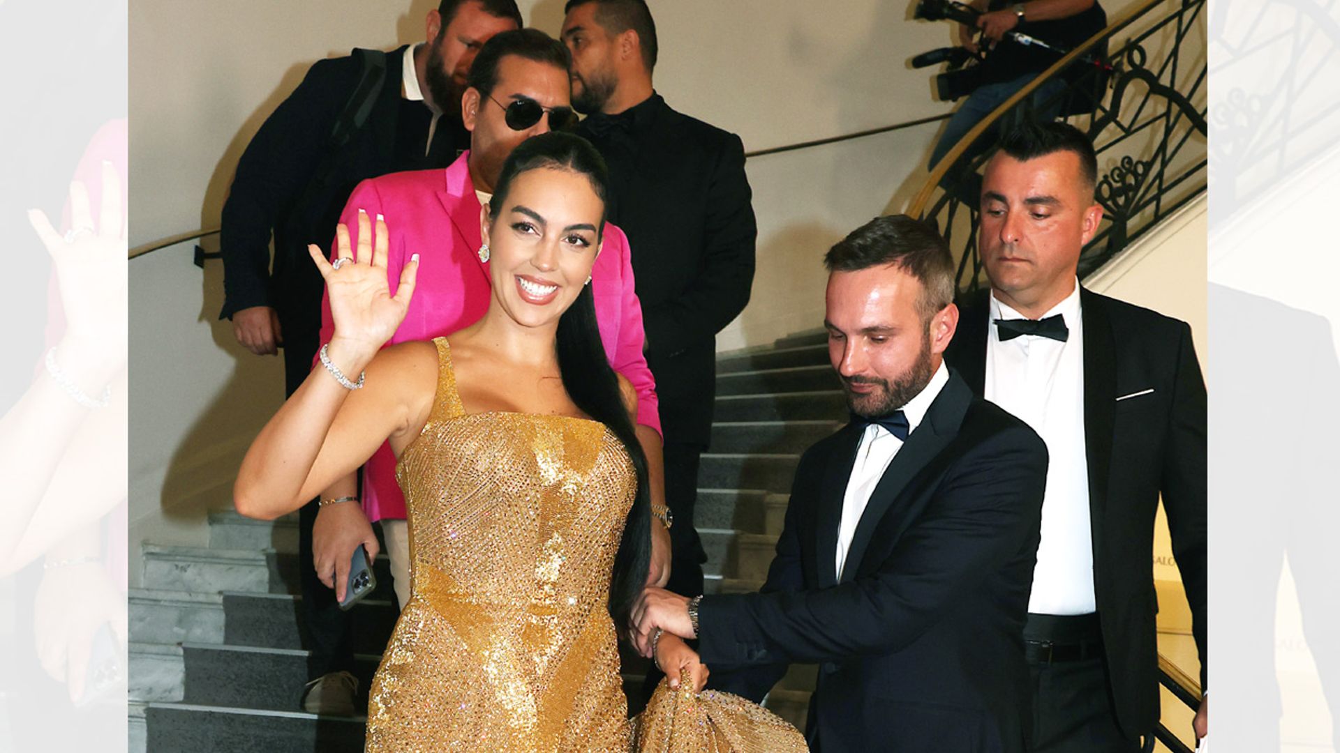 Georgina y su 'team' infalible en Cannes, ¿quiénes la han acompañado?