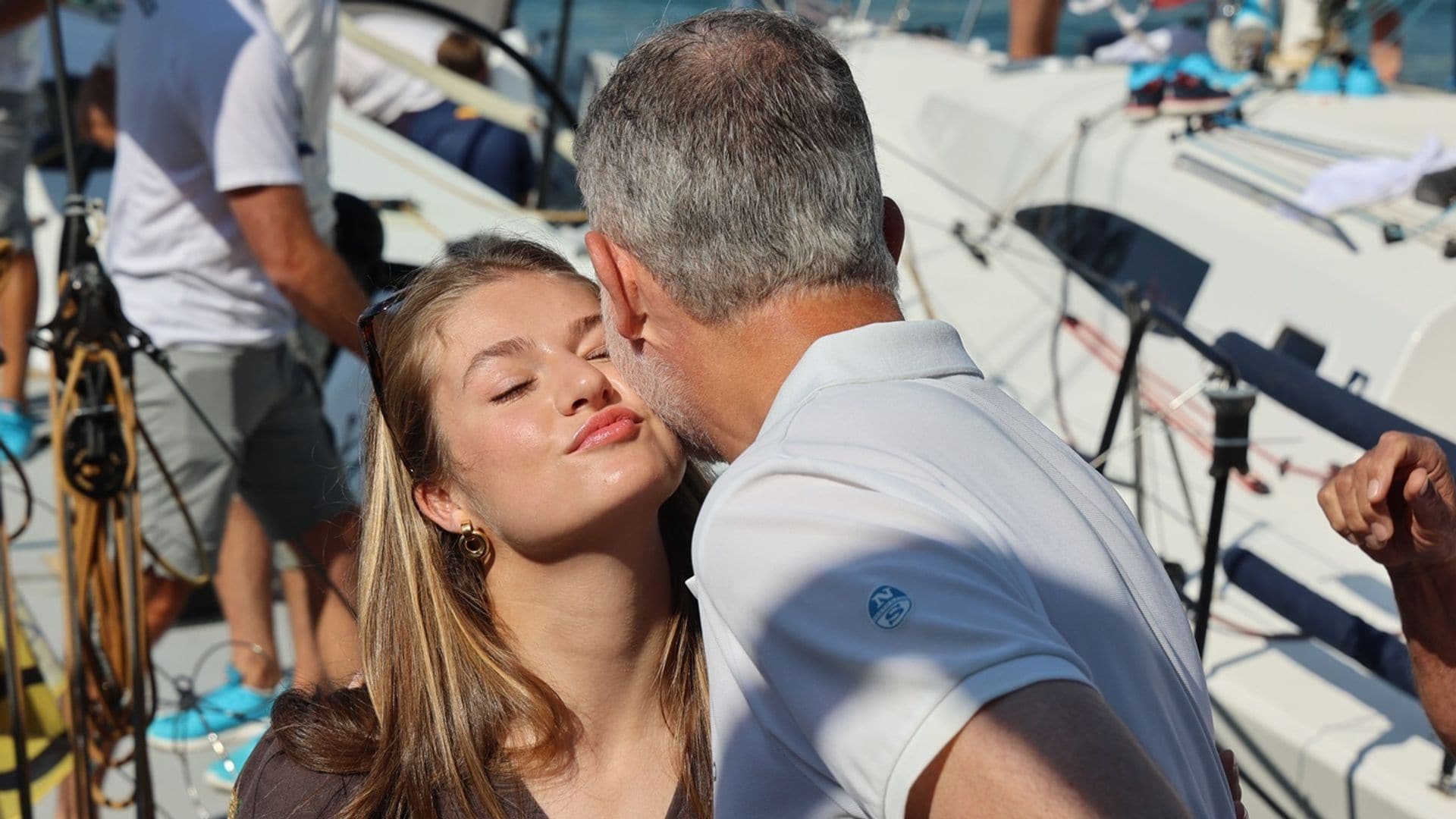 La visita sorpresa de Leonor a su padre en Palma: orgullo, complicidad y una foto para el recuerdo