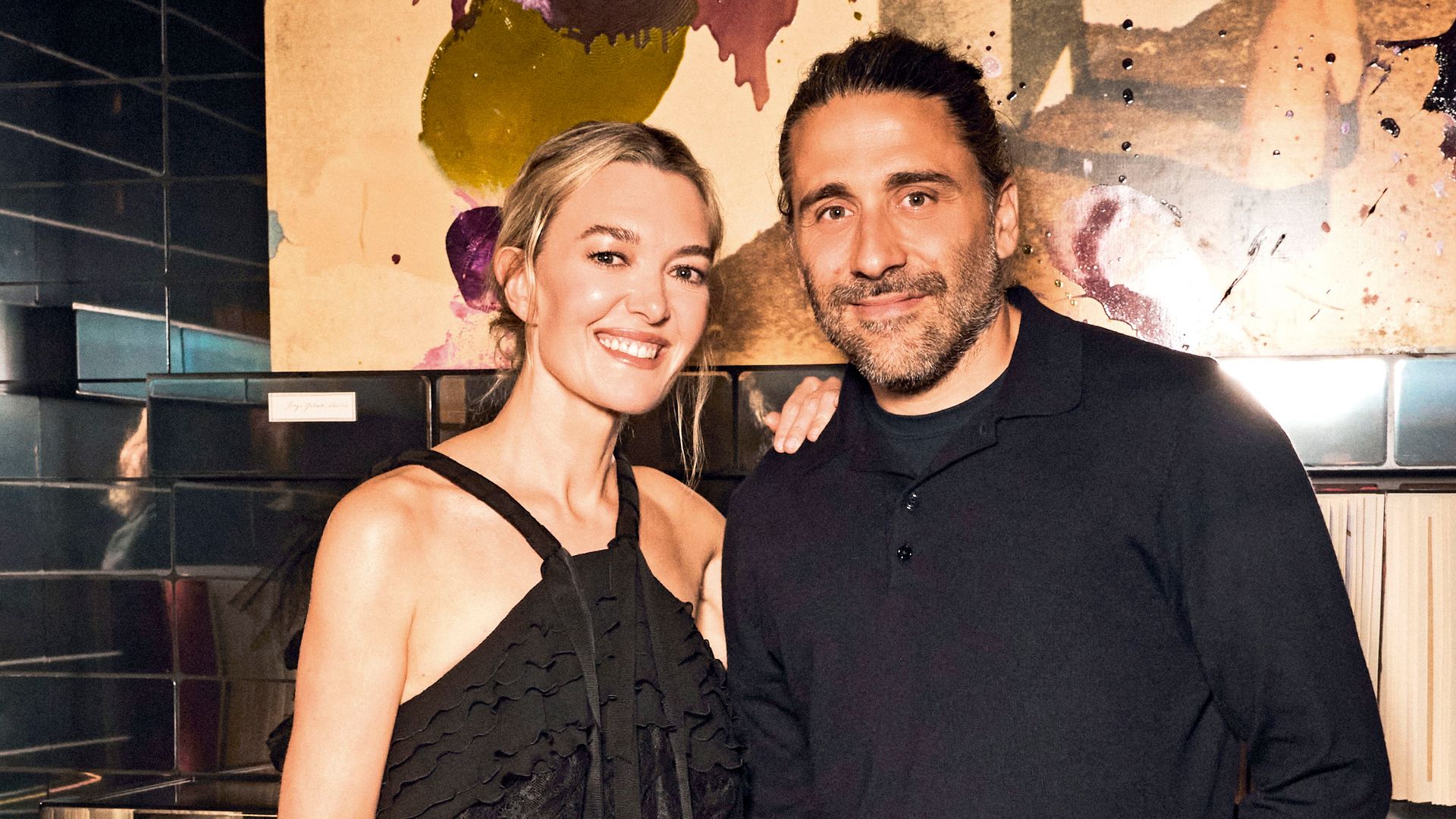 Marta Ortega y Carlos Torretta en la pop-up de «Re Zara» en París. 