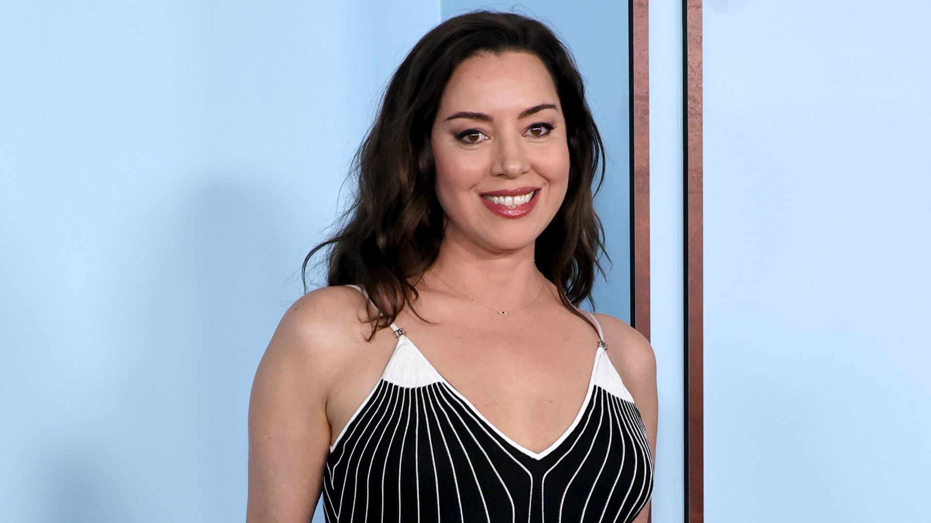 Aubrey Plaza en los Tony Awards en junio de 2026.