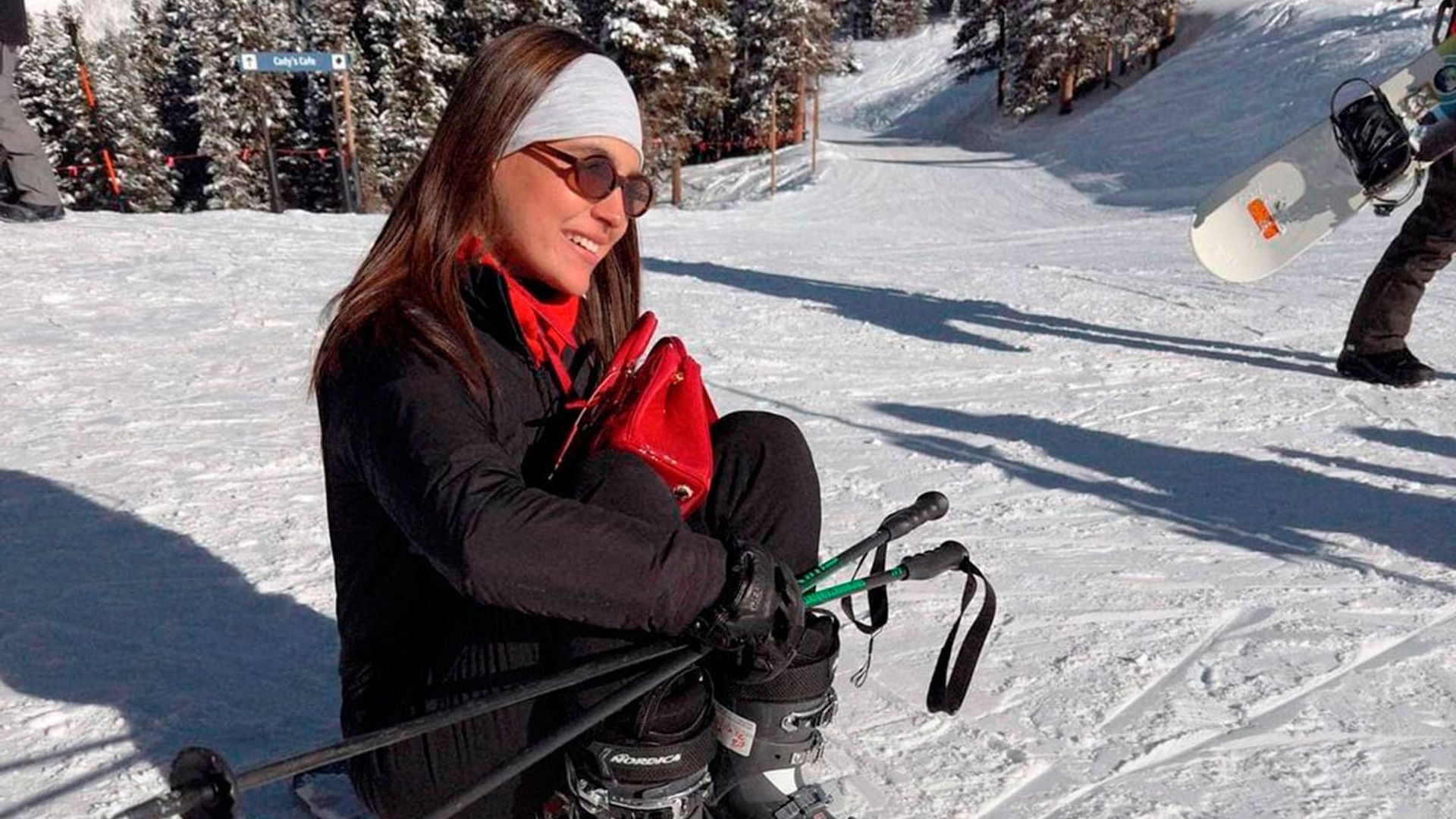 La inspiración de Romina Poza para sus looks en la nieve