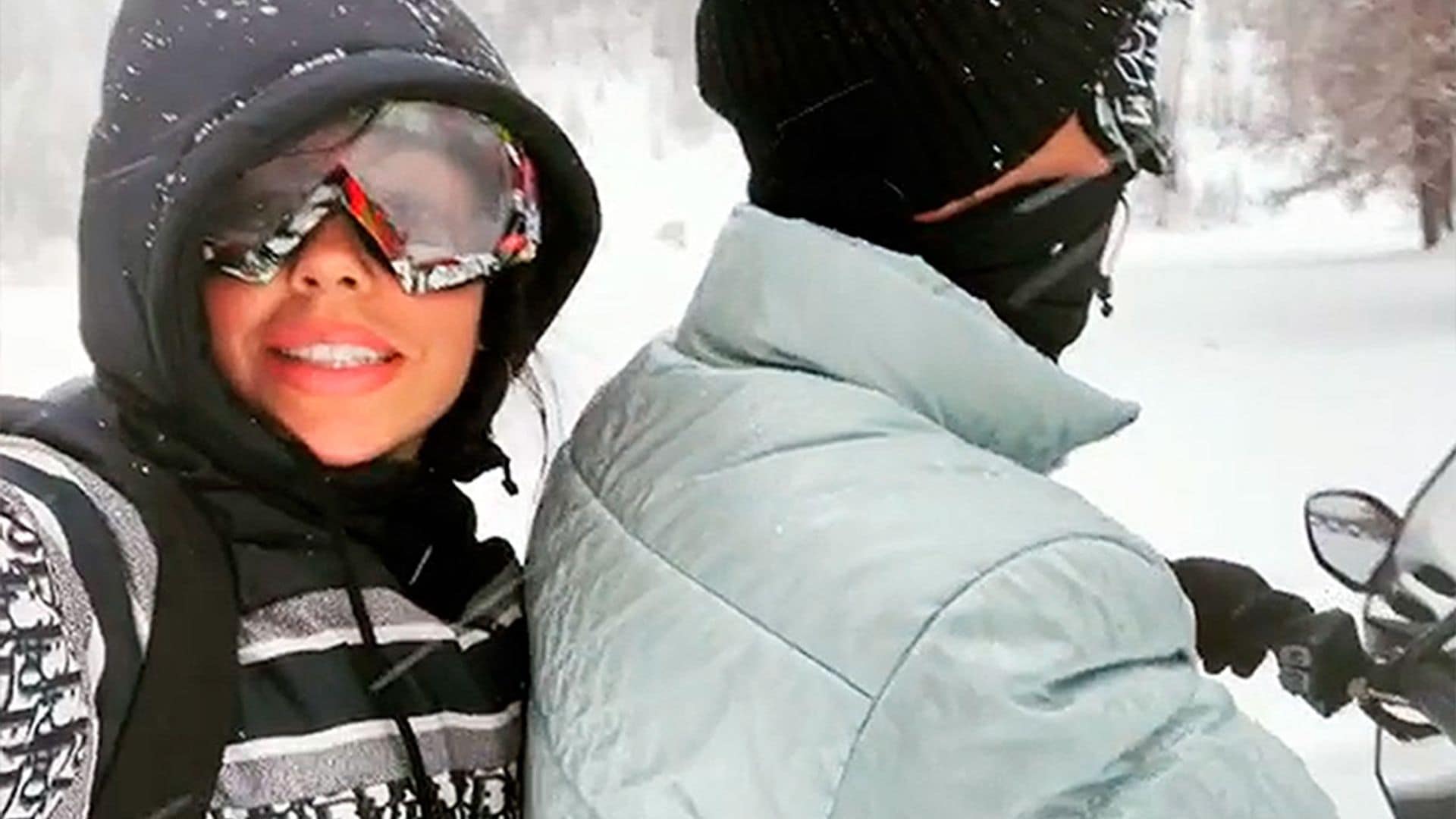 Cristiano Ronaldo y Georgina Rodríguez, amor y adrenalina en la nieve