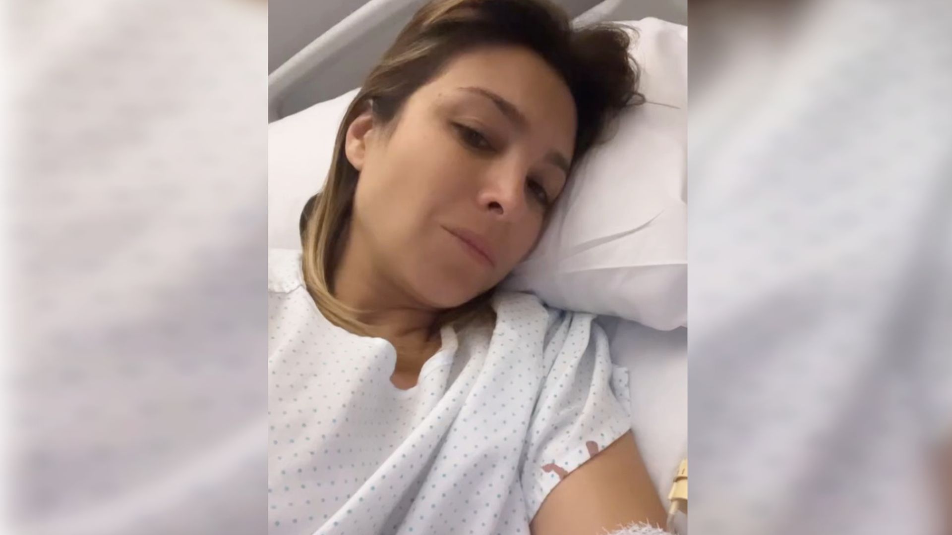 Gisela, ingresada de urgencia en el hospital en su quinto mes de embarazo