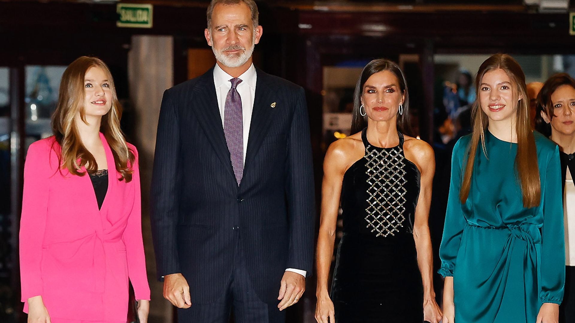 Leonor reaparece con los Reyes y la infanta Sofía casi tres meses después en el Concierto Premios Princesa de Asturias