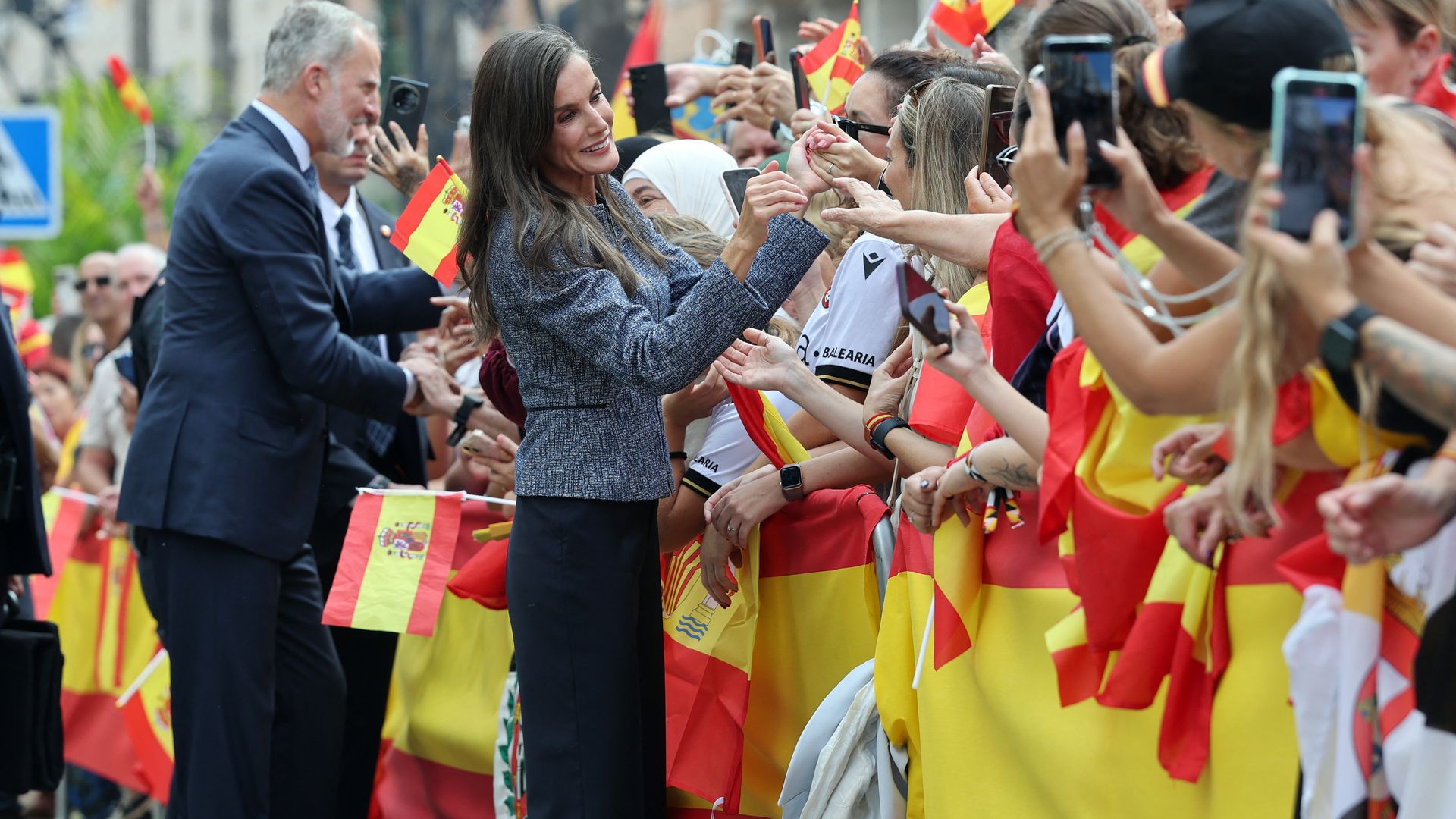 El rey Felipe VI y la reina Letizia