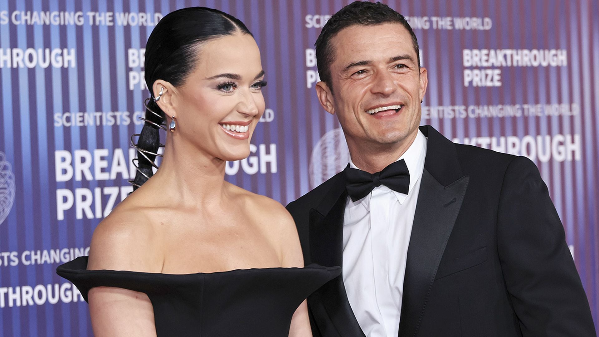 El insólito posado de Katy Perry y Orlando Bloom
