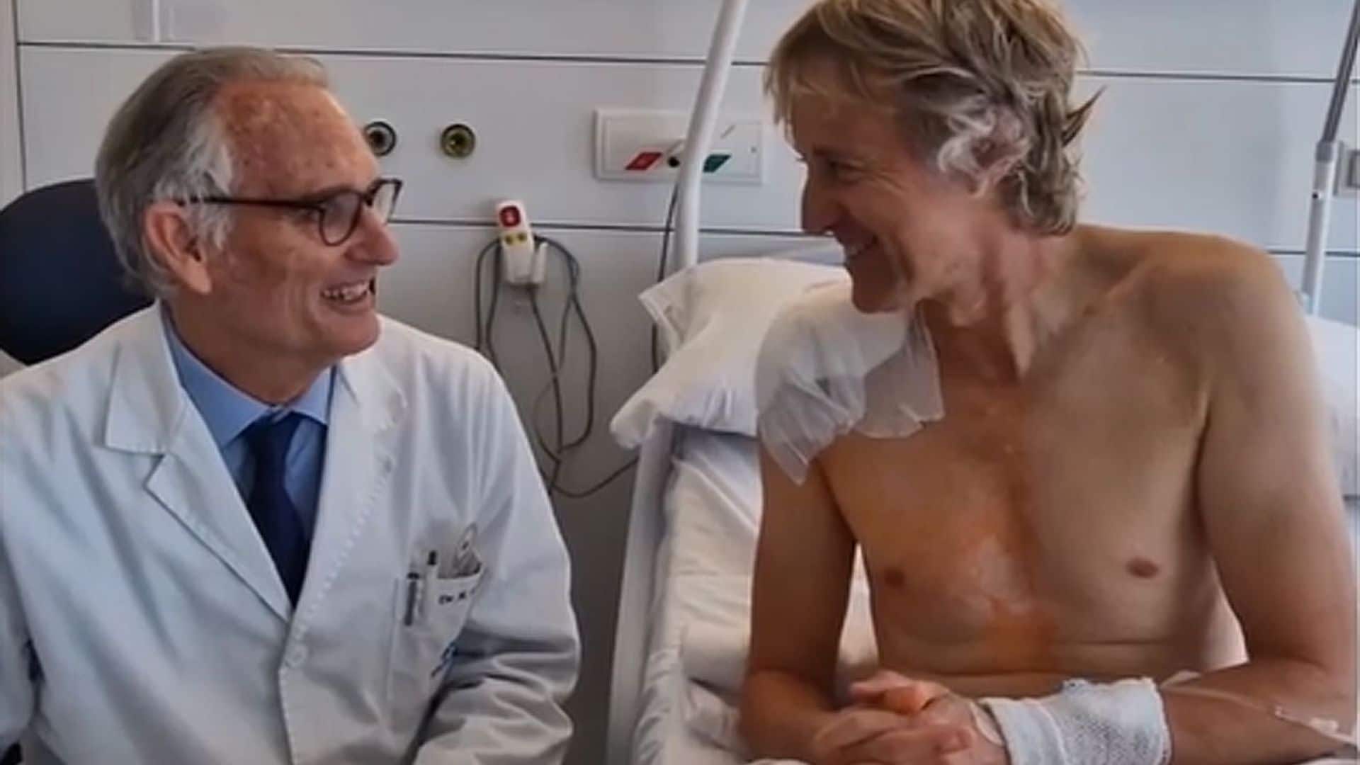 Jesús Calleja, operado con éxito tras sufrir una luxación en el hombro