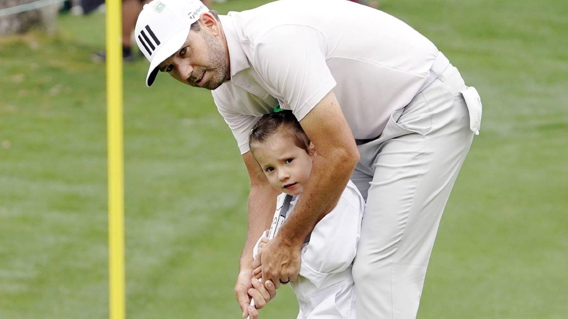 Sergio García y Jon Rahm dan el relevo a sus hijos en el torneo de Augusta