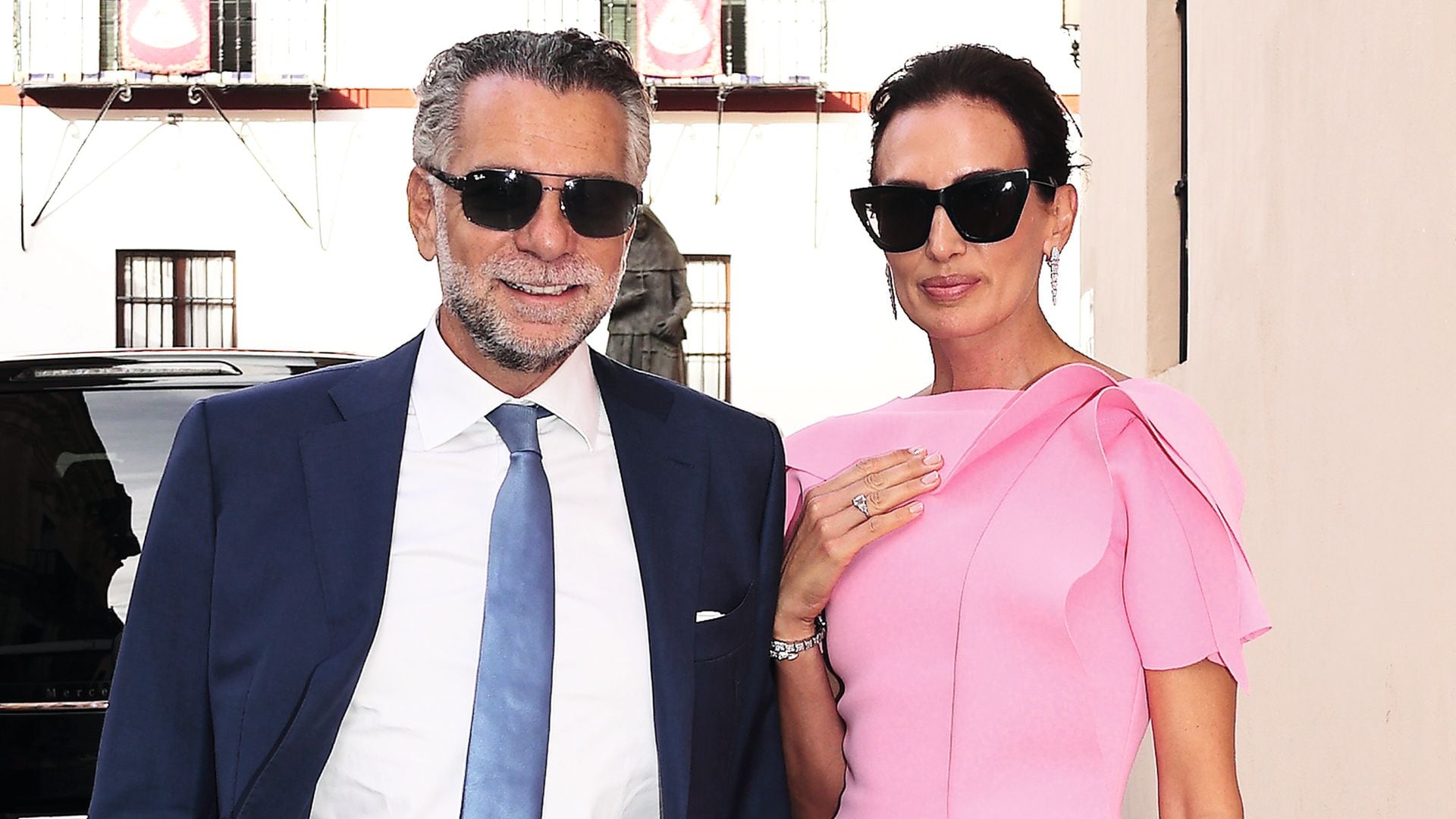 Nieves Álvarez en la boda de Julia Bolaños con Bill Saad