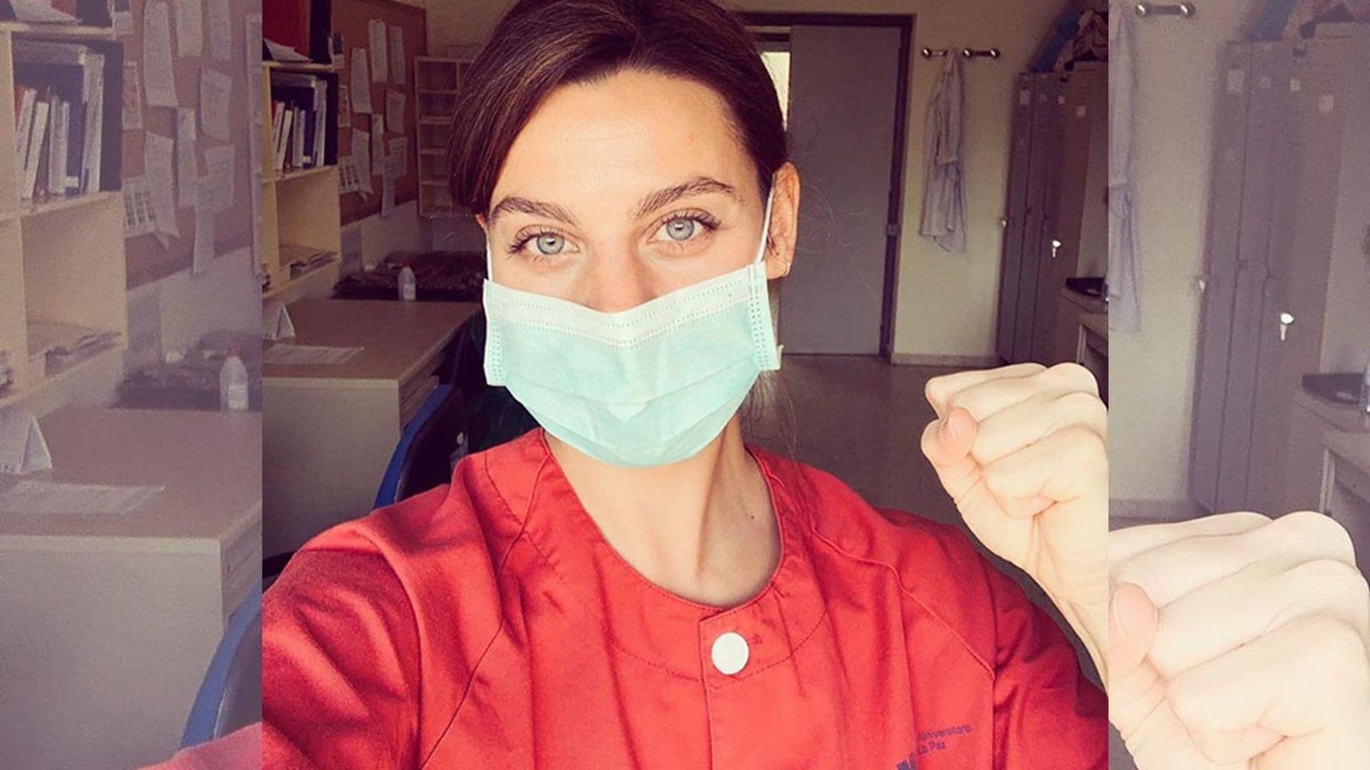 De 'La casa de papel' al hospital, la labor de Clara Alvarado como enfermera