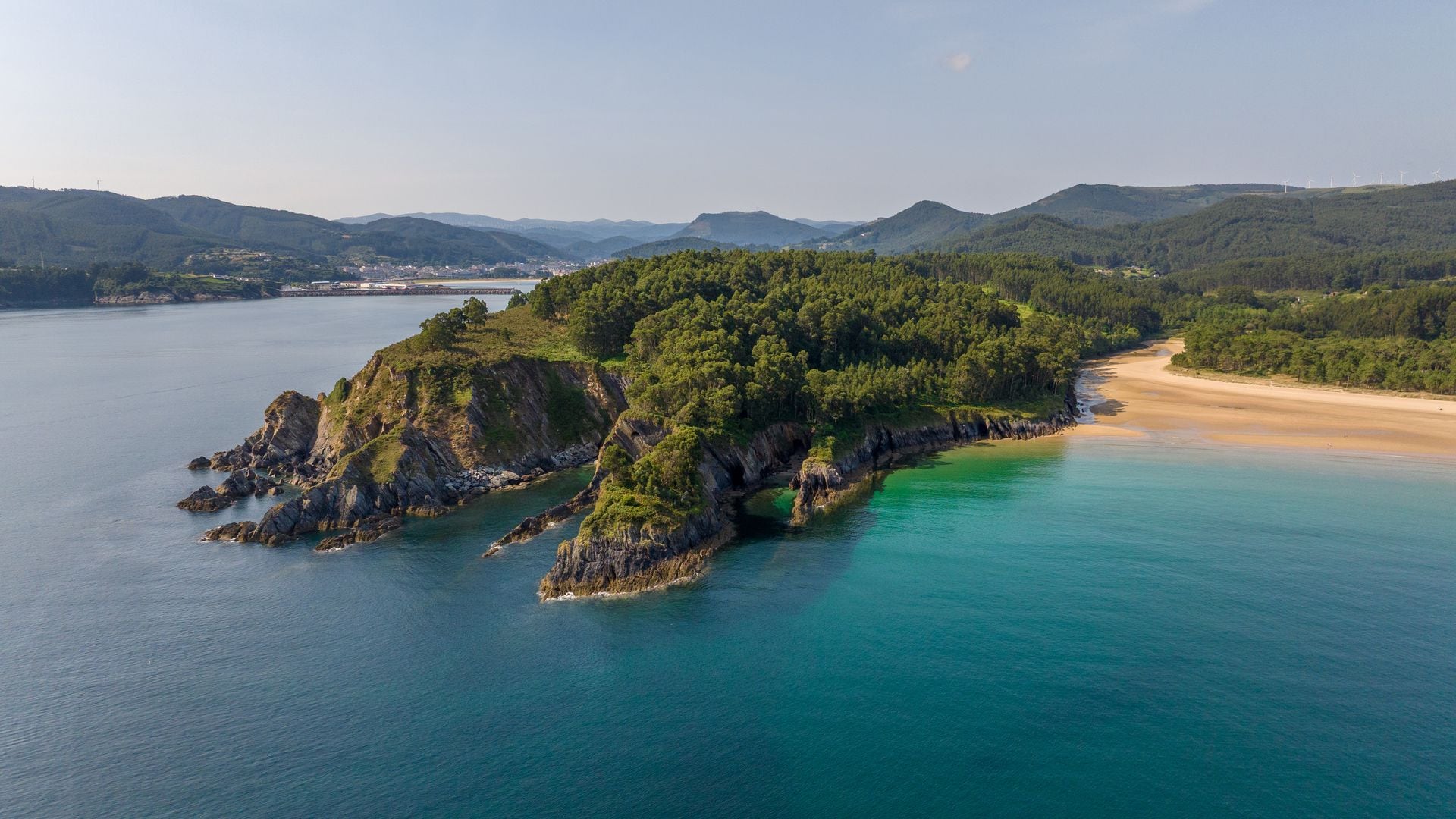 Playas en la costa de Viveiro, Lugo