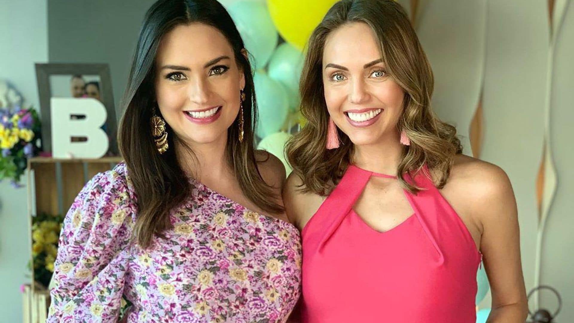 A punto de convertirse en mamá, Jessica Carrillo conoce a baby Megan, la hija de Michelle Galván