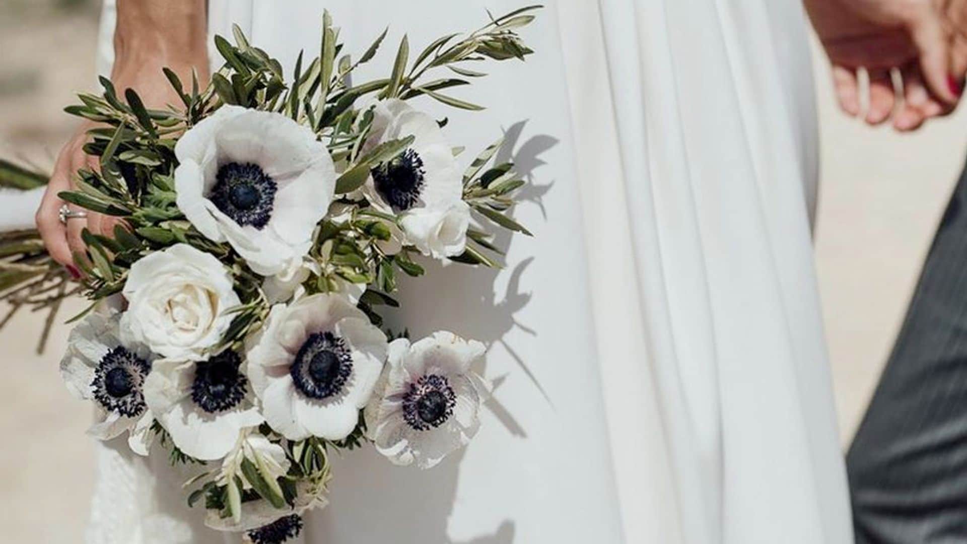 Los ramos de novia más sencillos son también los más elegantes
