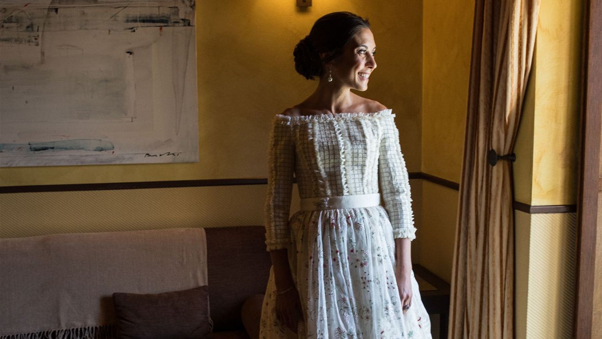 Vestido de novia viral con flores de Juana Rique