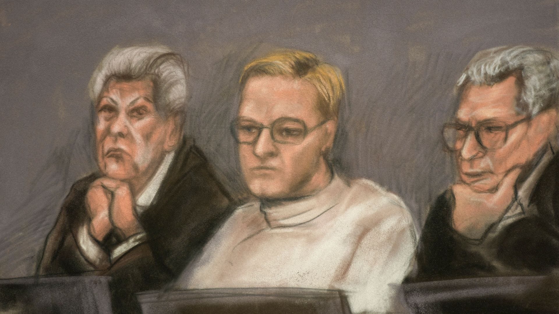 Marius Borg ha pedido que no se difunda su imagen, así que su presencia en el juicio está siendo ilustrada con dibujos