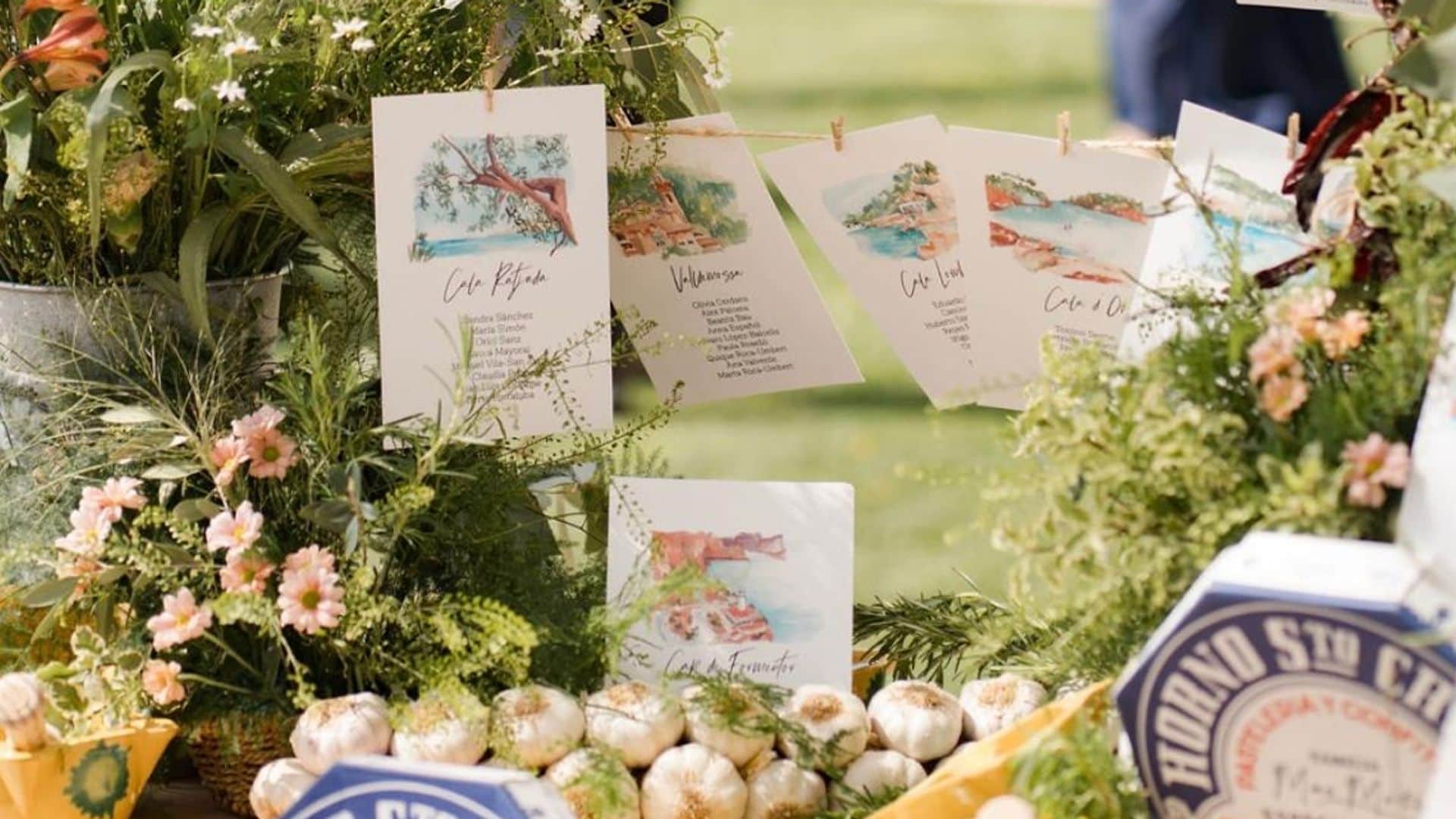 Ideas originales y muy bonitas para seating plan de boda