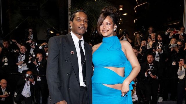 A$AP Rocky y Rihanna en el Festival de Cannes 2025
