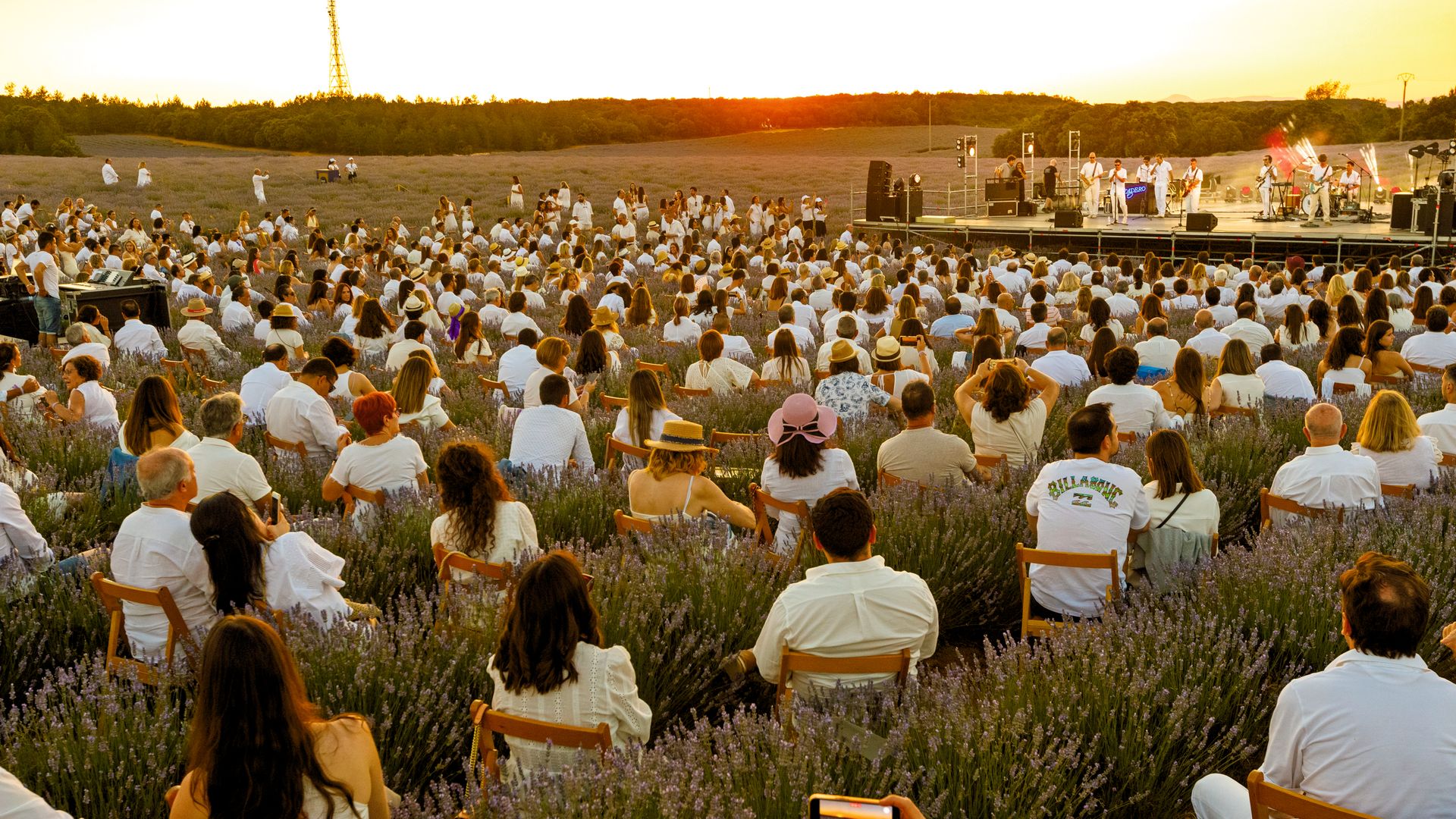 Festival de la Lavanda, con un 'dress code' que invita a vestirse de blanco Brihuega, Guadalajara