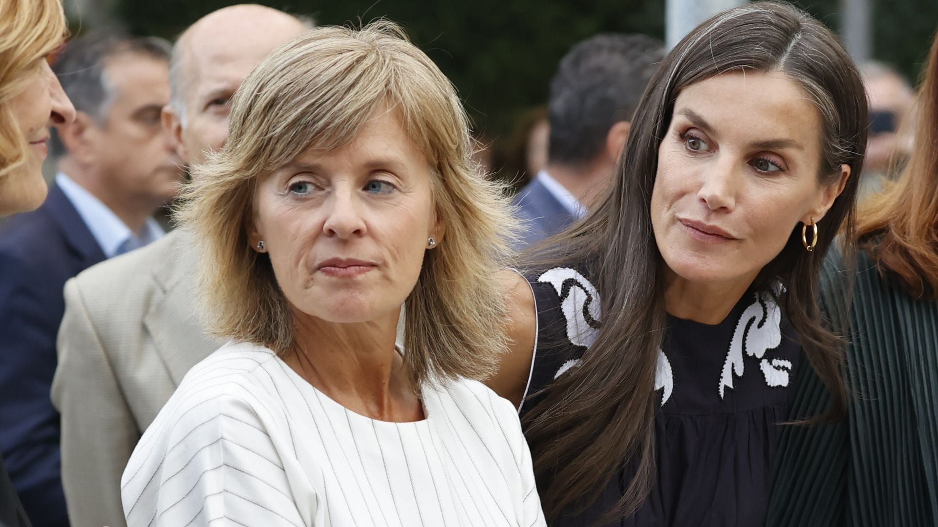 Marta Carazo y la reina Letizia
