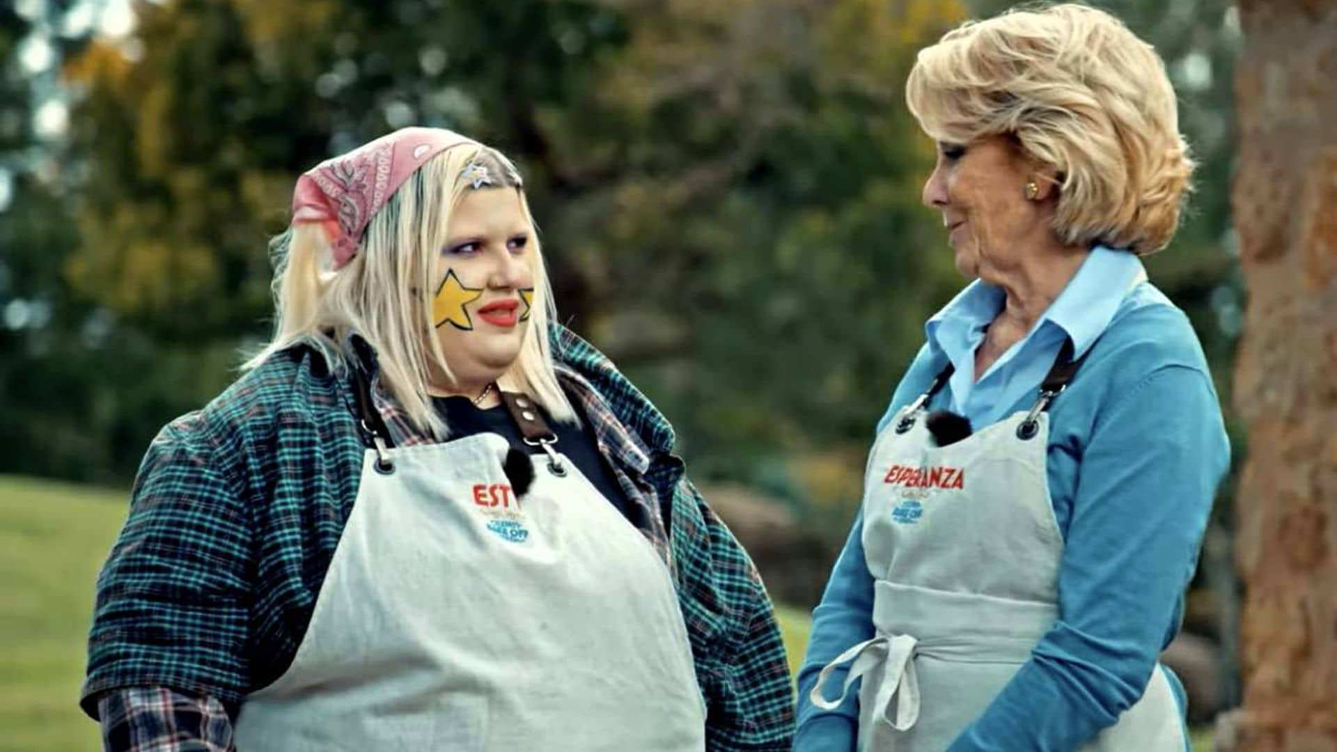 Esty Quesada y Esperanza Aguirre, la amistad más inesperada de 'Celebrity Bake Off'