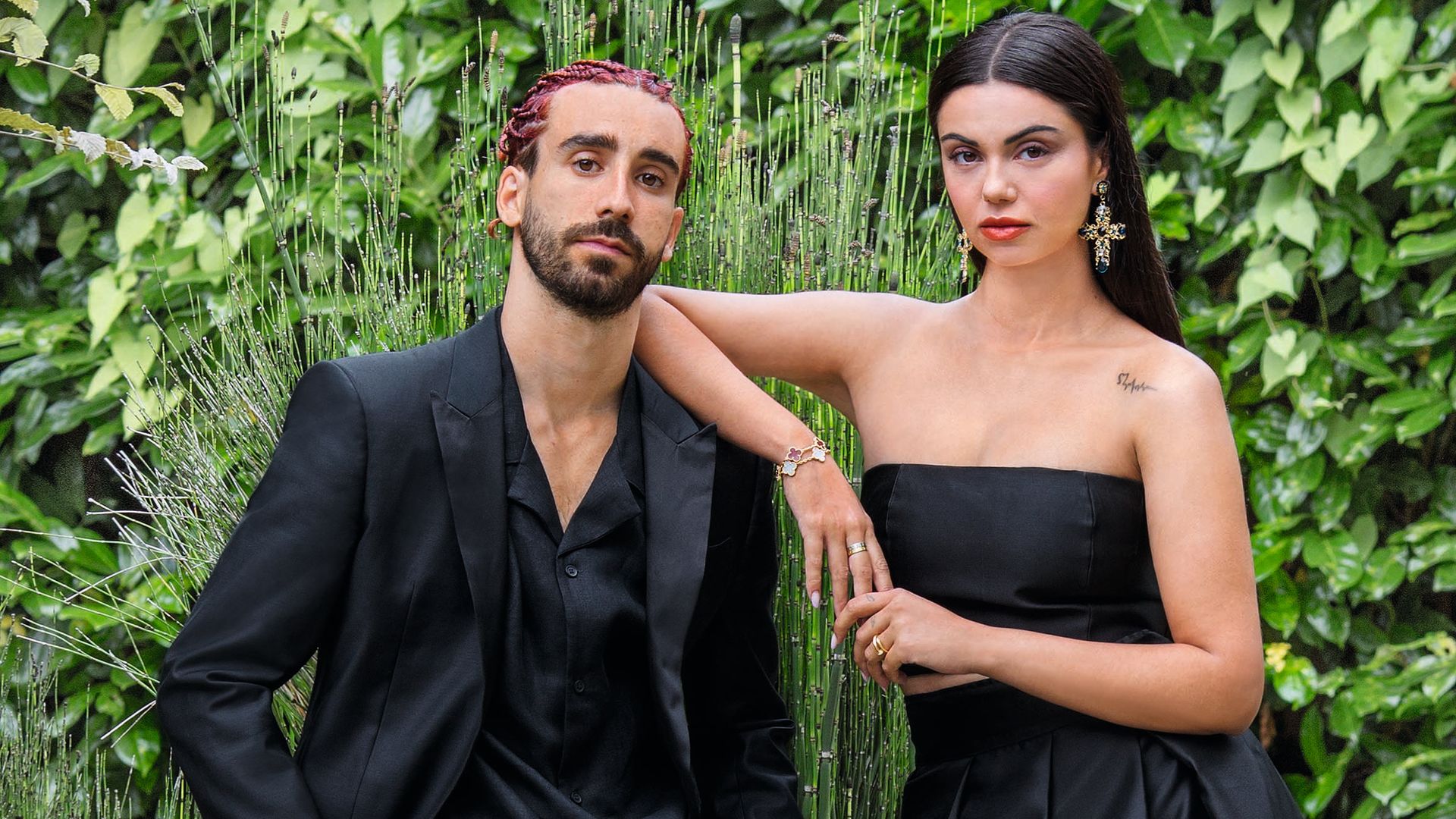 Marc Cucurella y Claudia Rodríguez